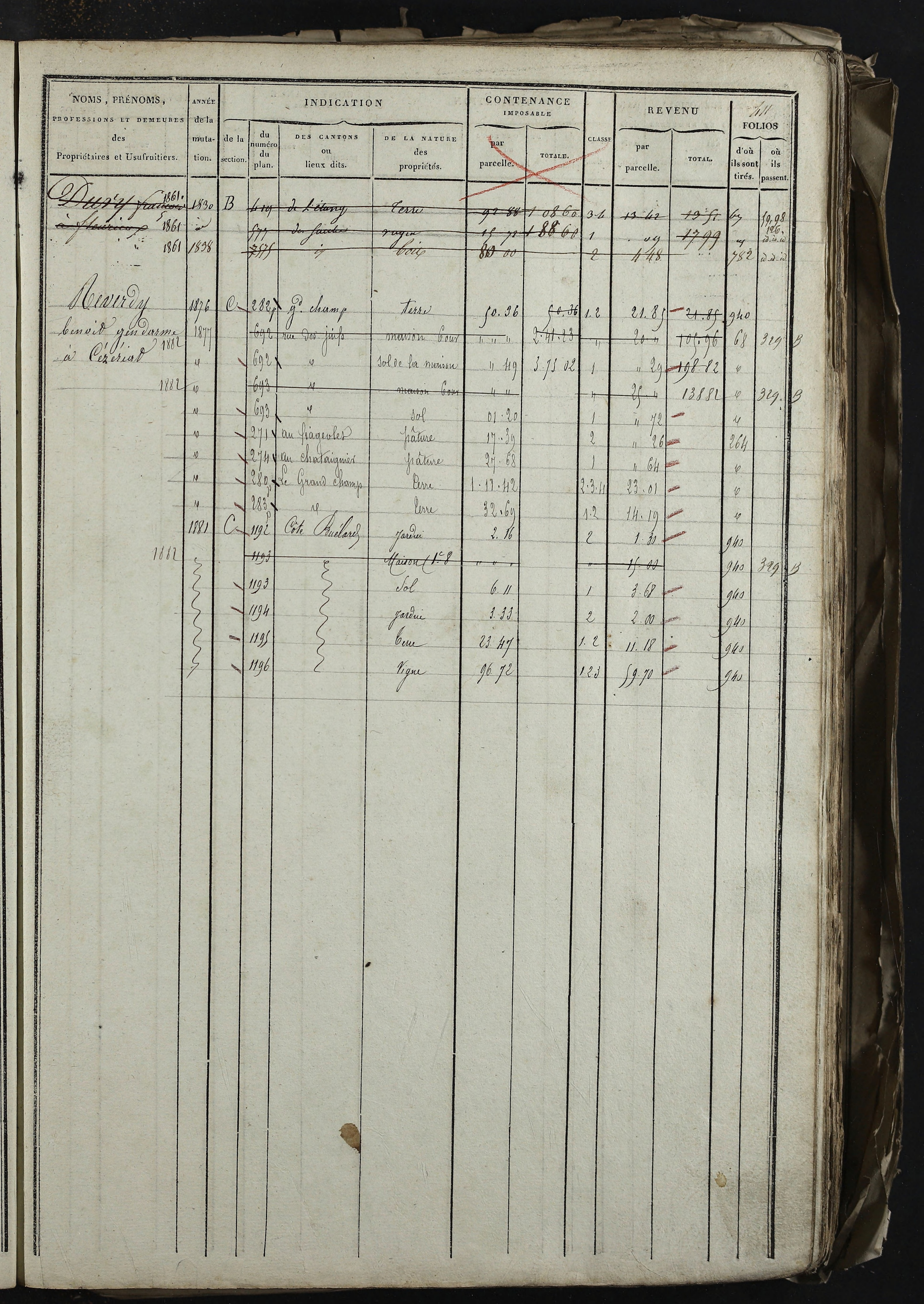 Relevant - 3 P 741 - 3 P 741 -  Folios 1 à 980  (1832-1846)