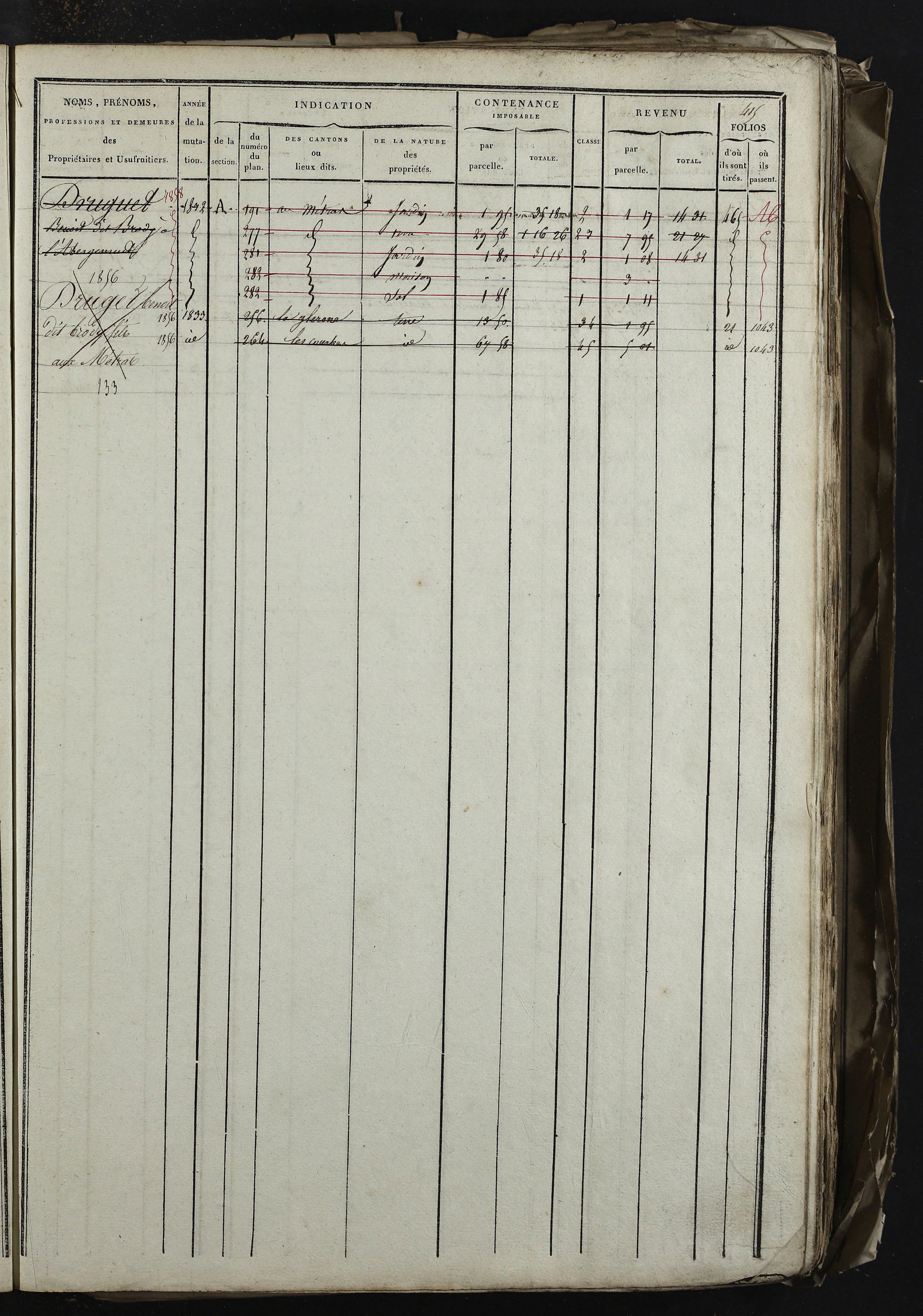 Relevant - 3 P 741 - 3 P 741 -  Folios 1 à 980  (1832-1846)