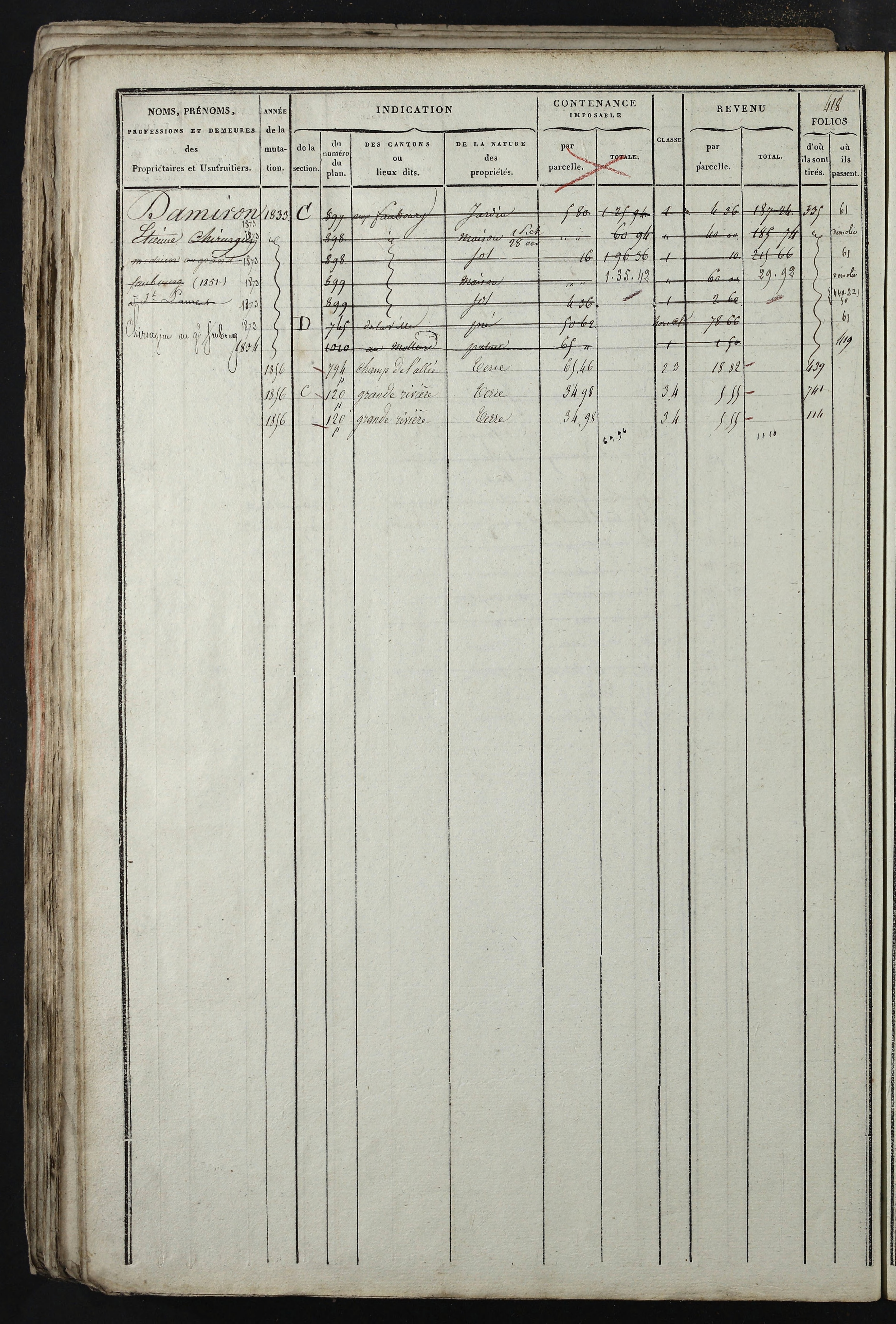 Relevant - 3 P 741 - 3 P 741 -  Folios 1 à 980  (1832-1846)