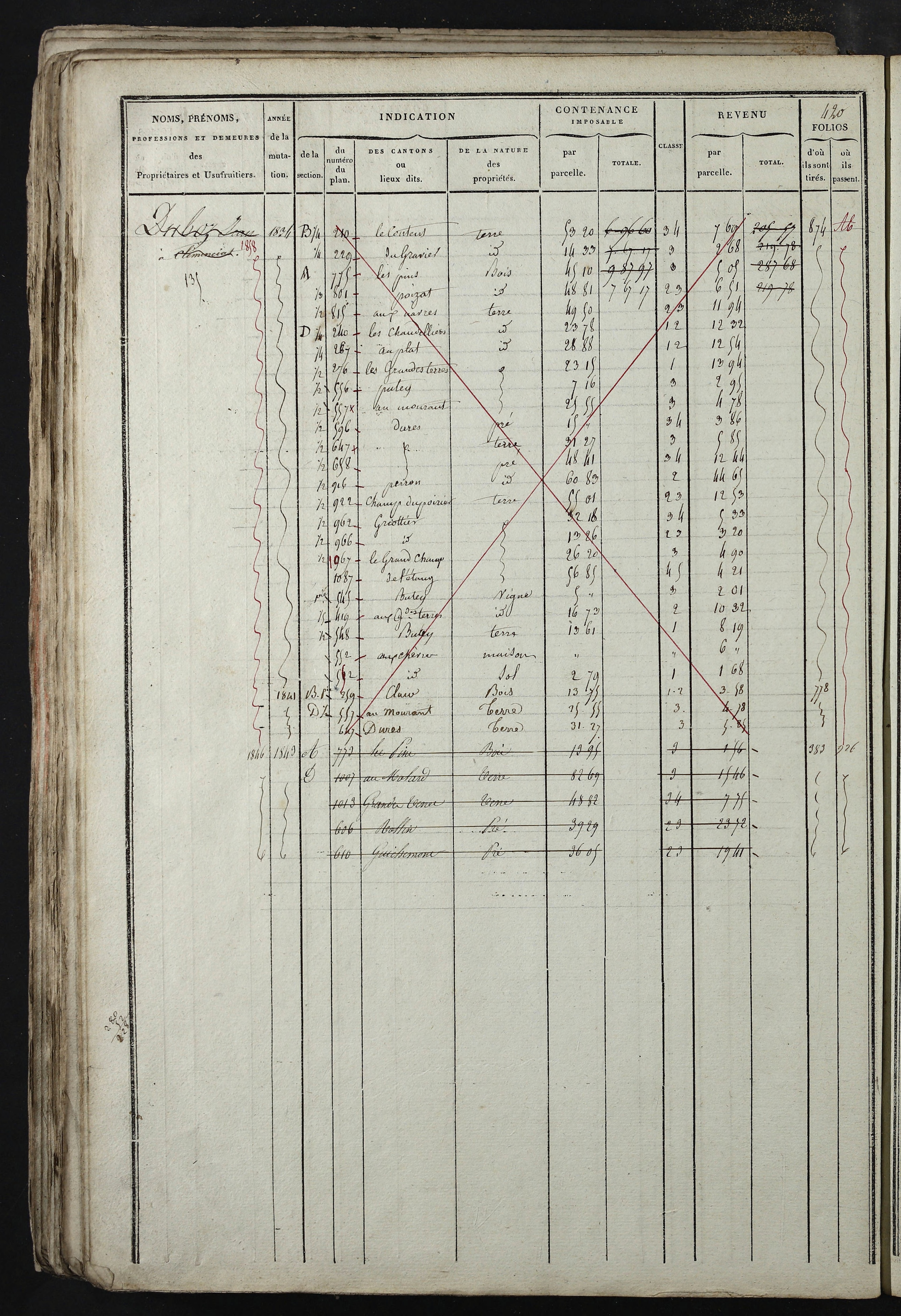 Relevant - 3 P 741 - 3 P 741 -  Folios 1 à 980  (1832-1846)
