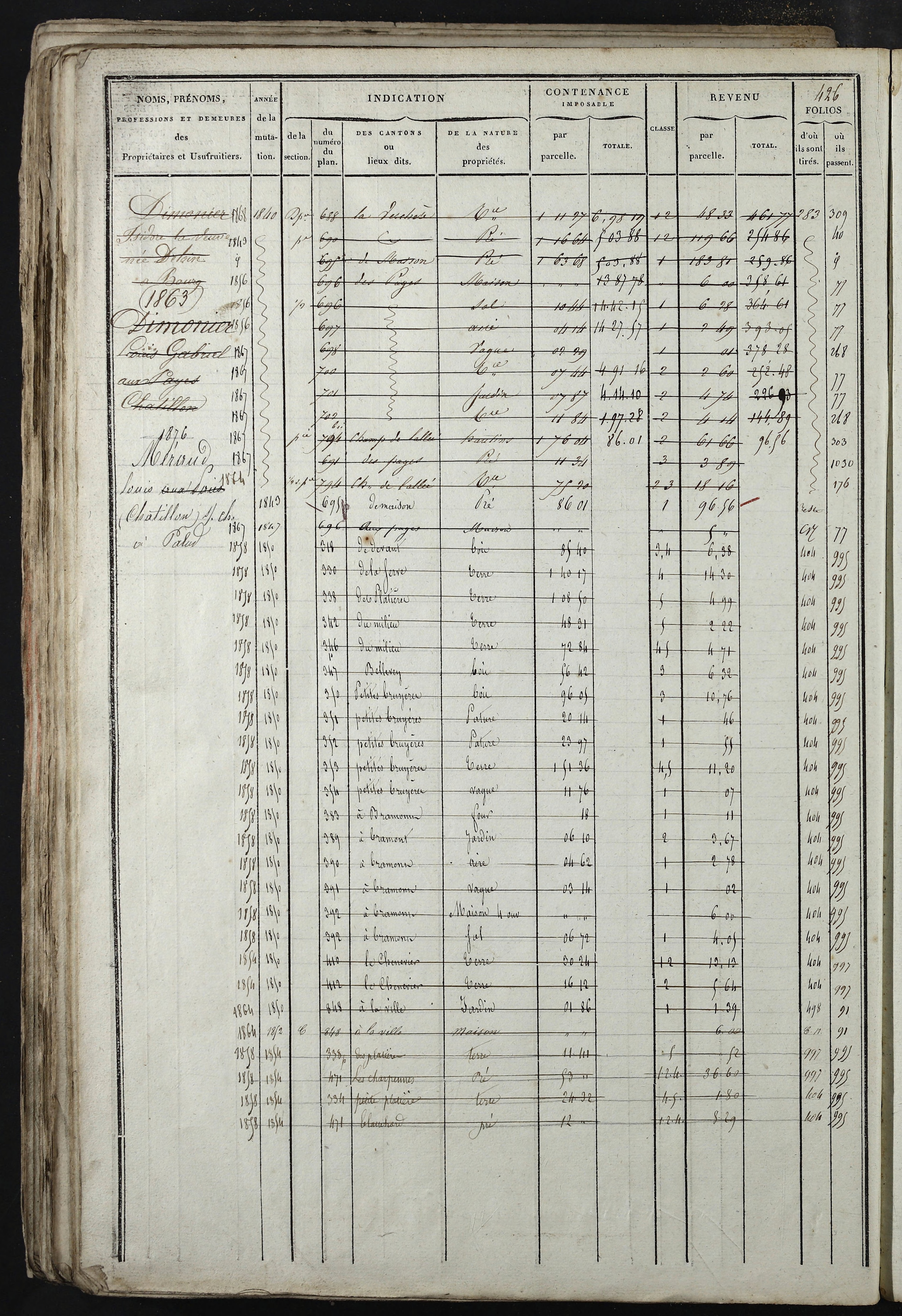 Relevant - 3 P 741 - 3 P 741 -  Folios 1 à 980  (1832-1846)