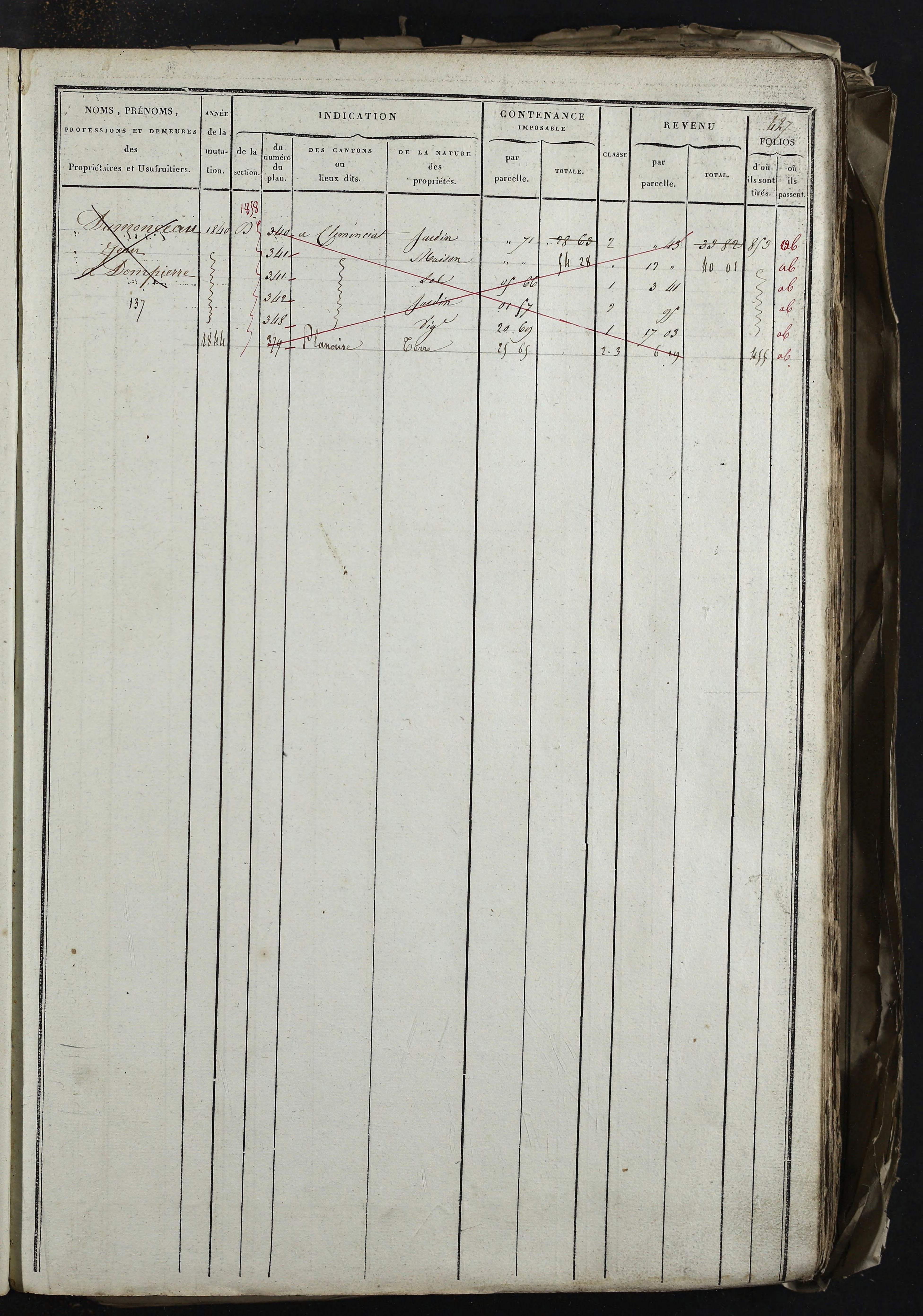 Relevant - 3 P 741 - 3 P 741 -  Folios 1 à 980  (1832-1846)
