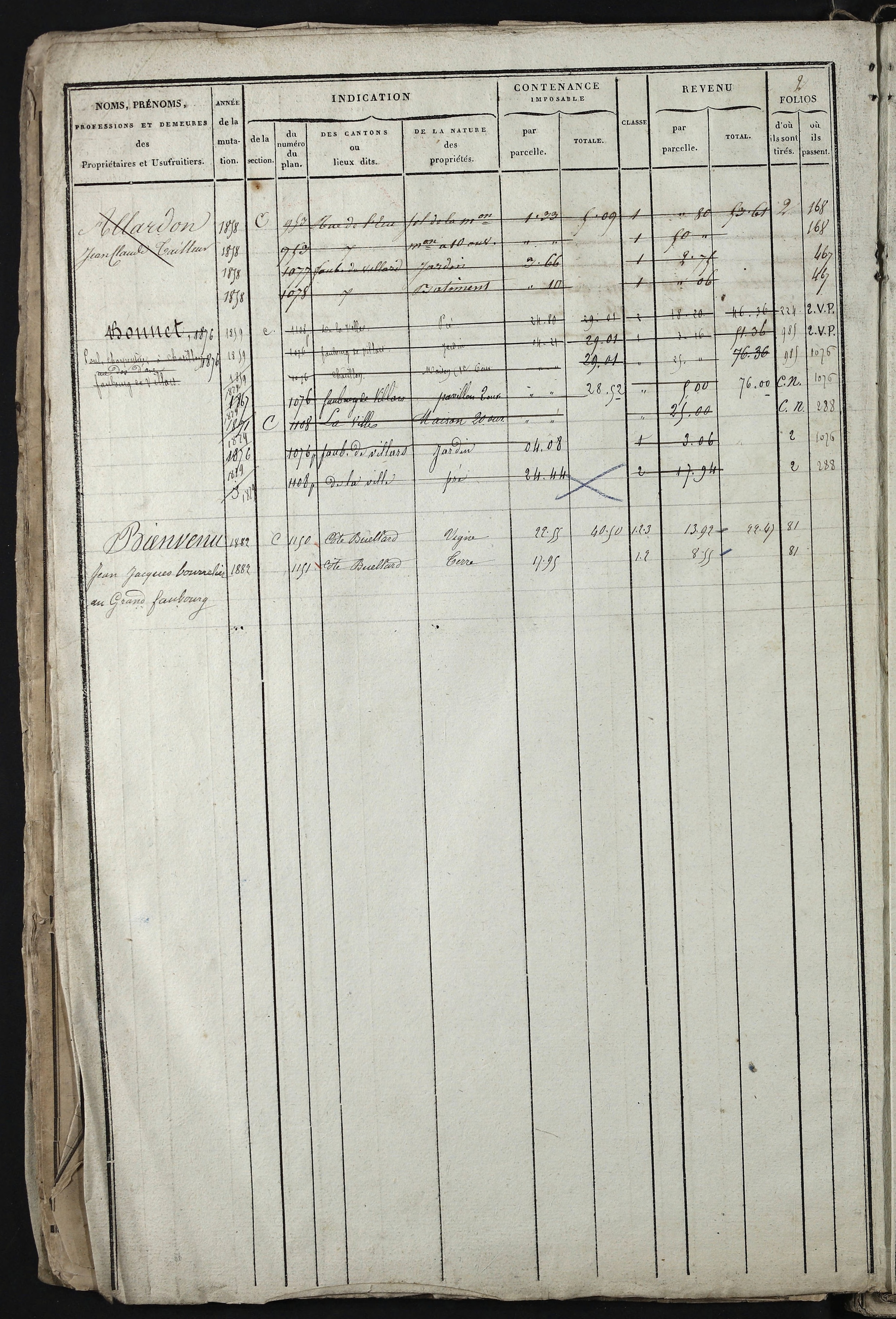 Relevant - 3 P 741 - 3 P 741 -  Folios 1 à 980  (1832-1846)