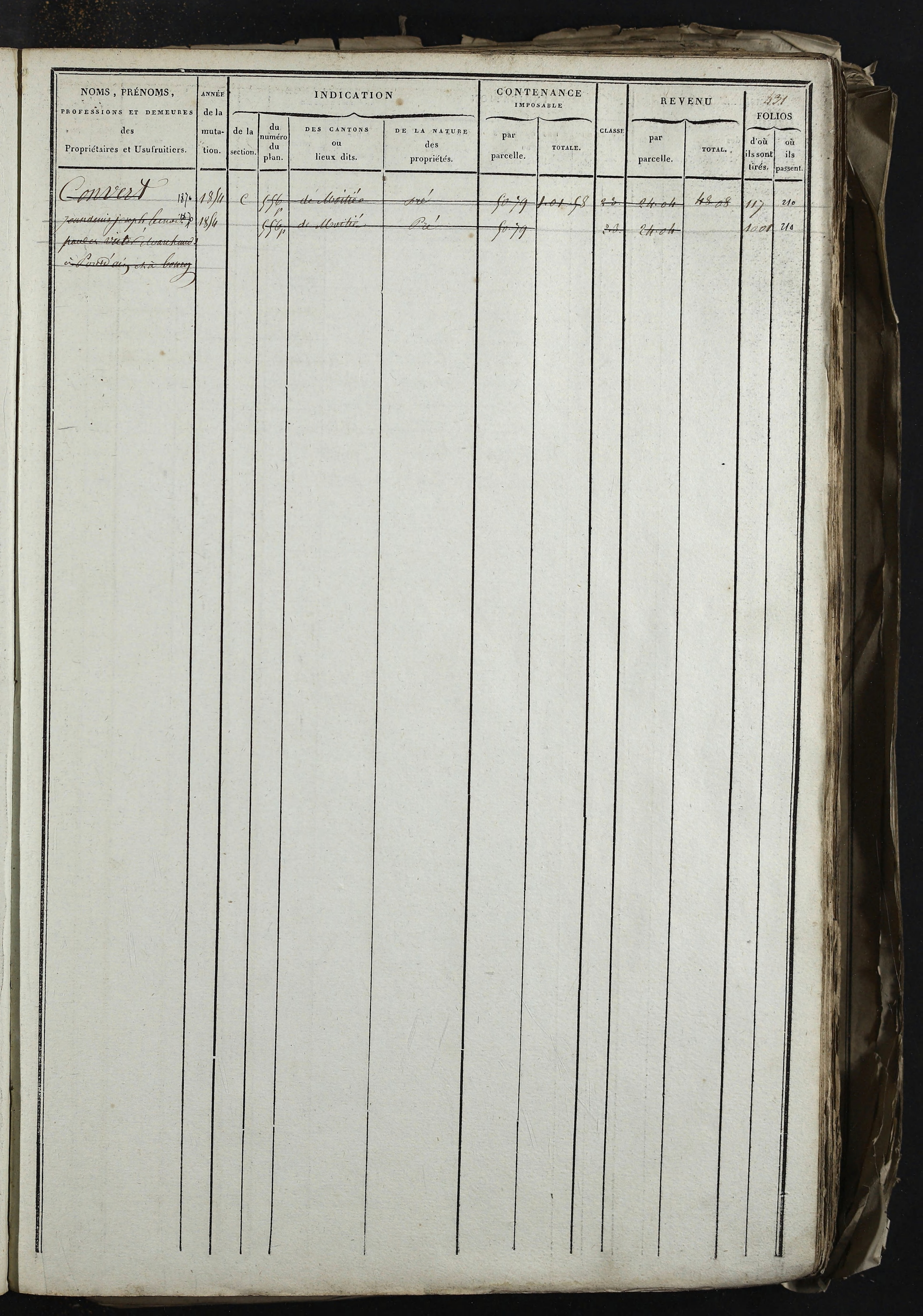 Relevant - 3 P 741 - 3 P 741 -  Folios 1 à 980  (1832-1846)