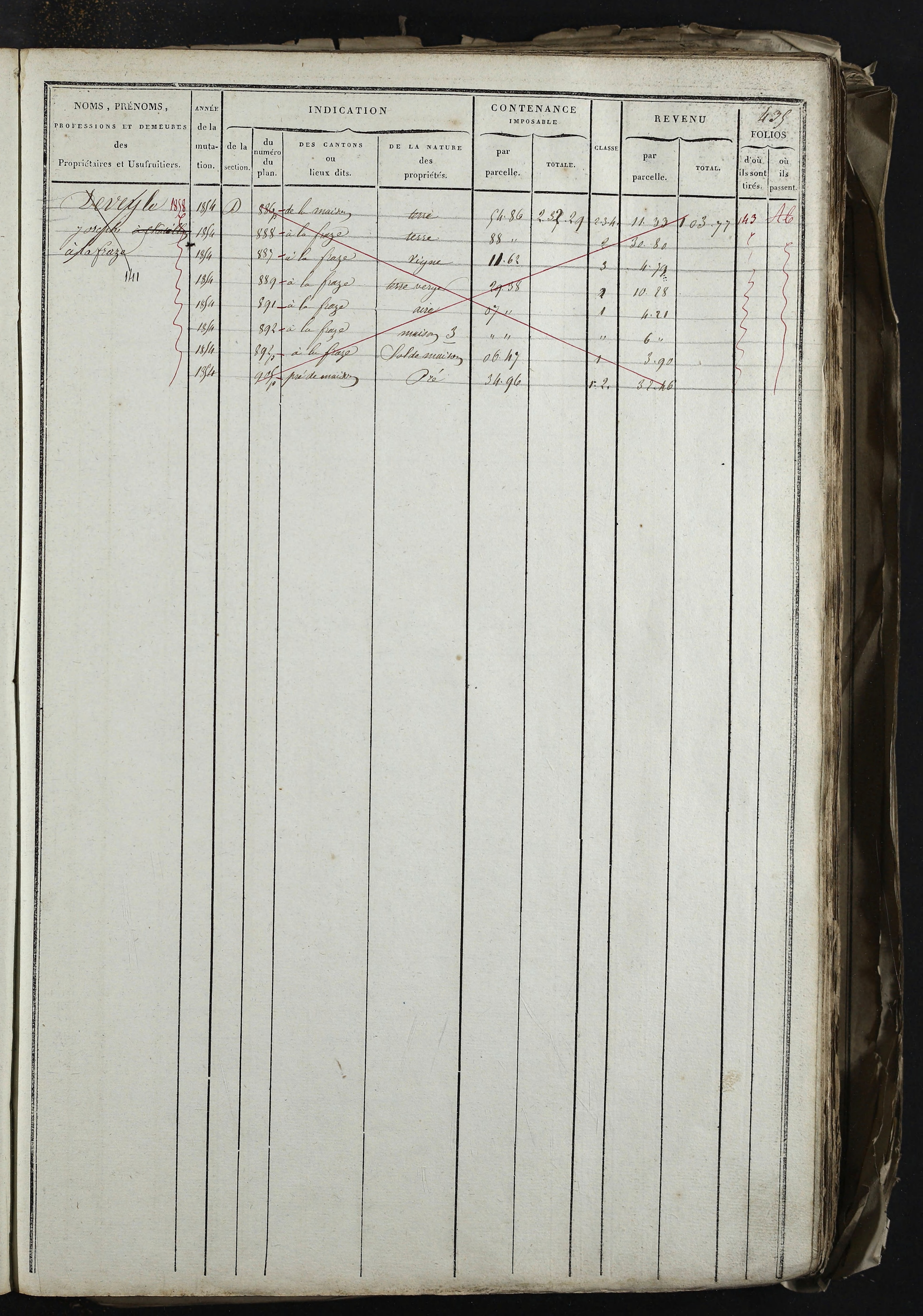 Relevant - 3 P 741 - 3 P 741 -  Folios 1 à 980  (1832-1846)