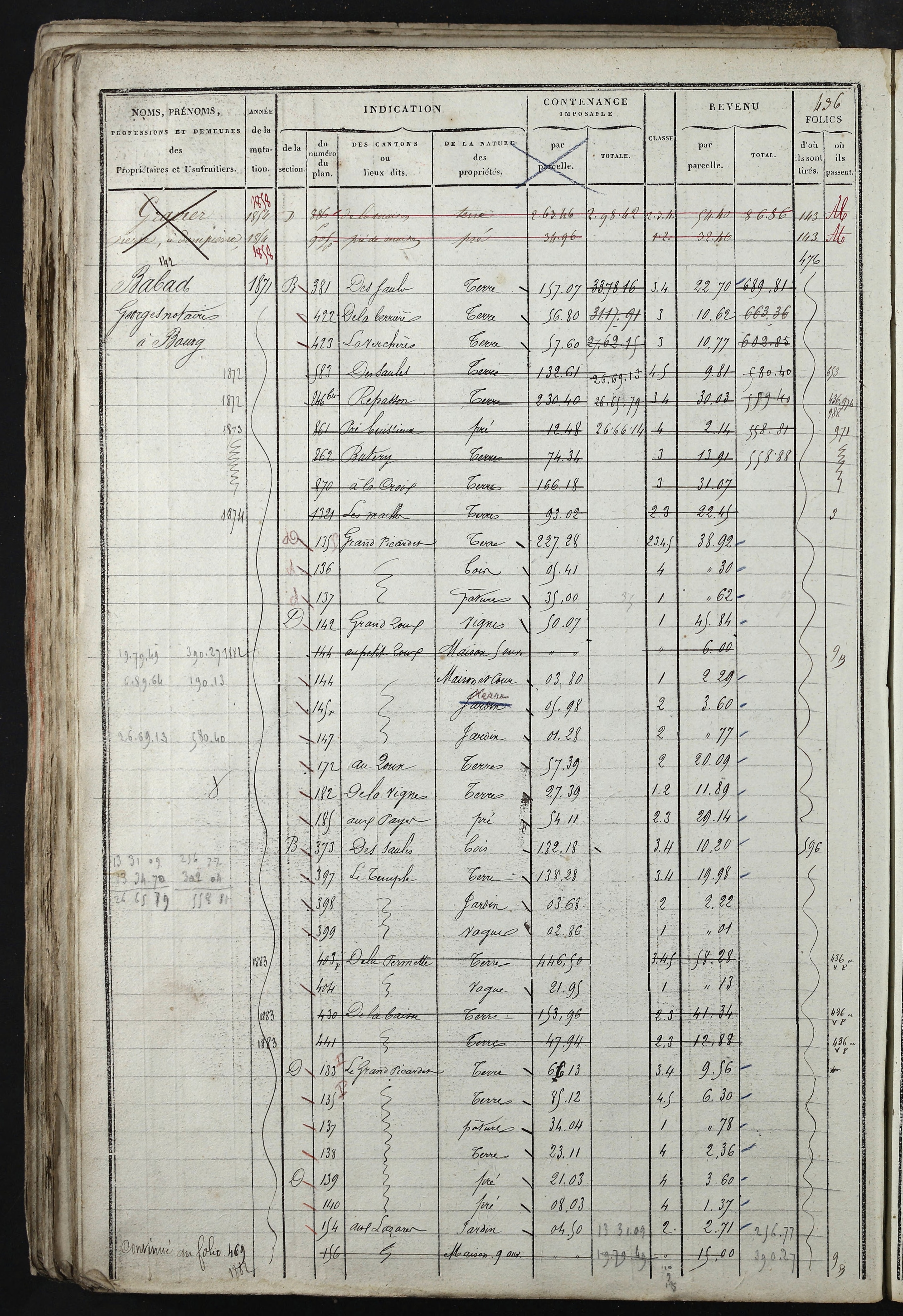 Relevant - 3 P 741 - 3 P 741 -  Folios 1 à 980  (1832-1846)