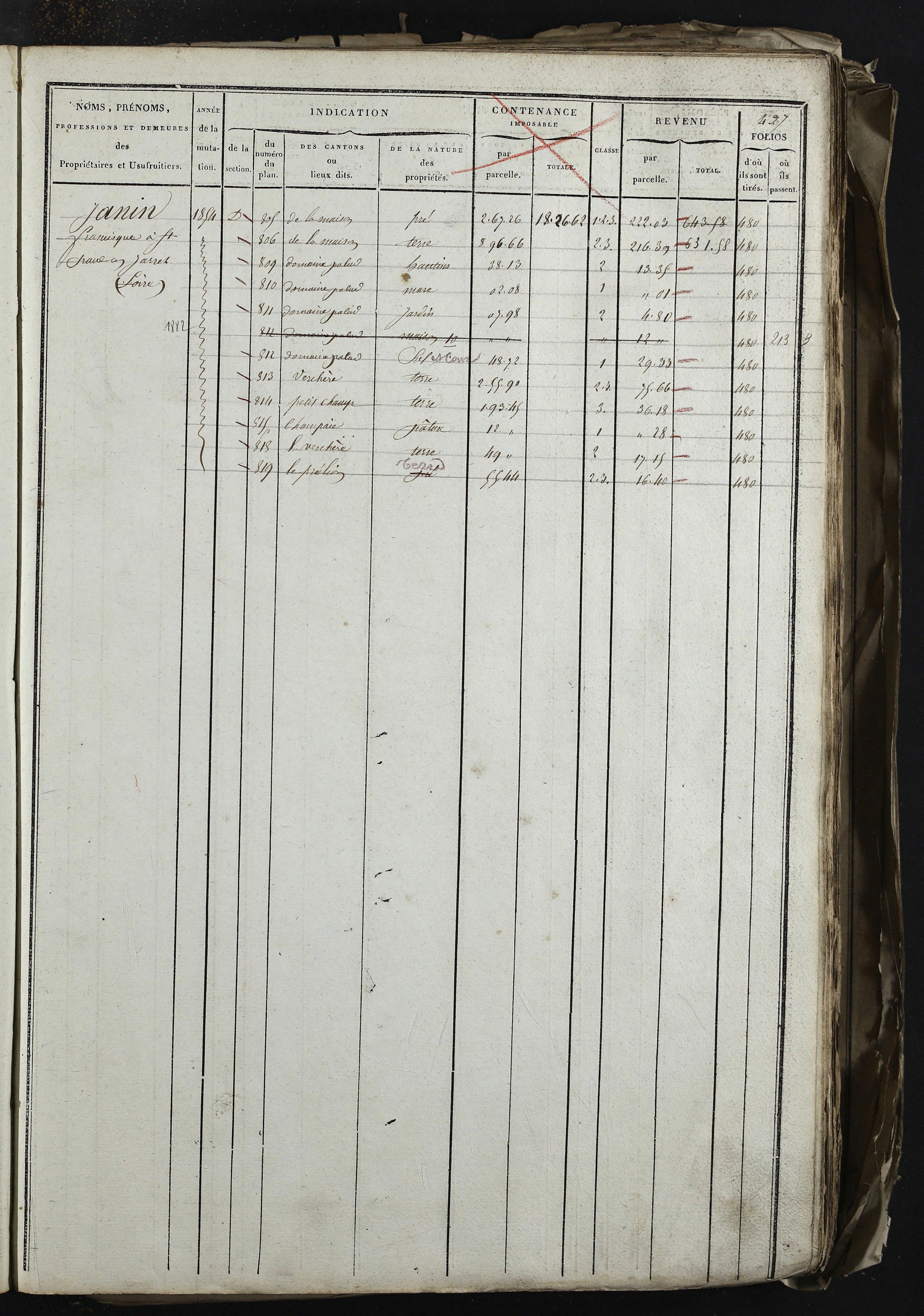 Relevant - 3 P 741 - 3 P 741 -  Folios 1 à 980  (1832-1846)