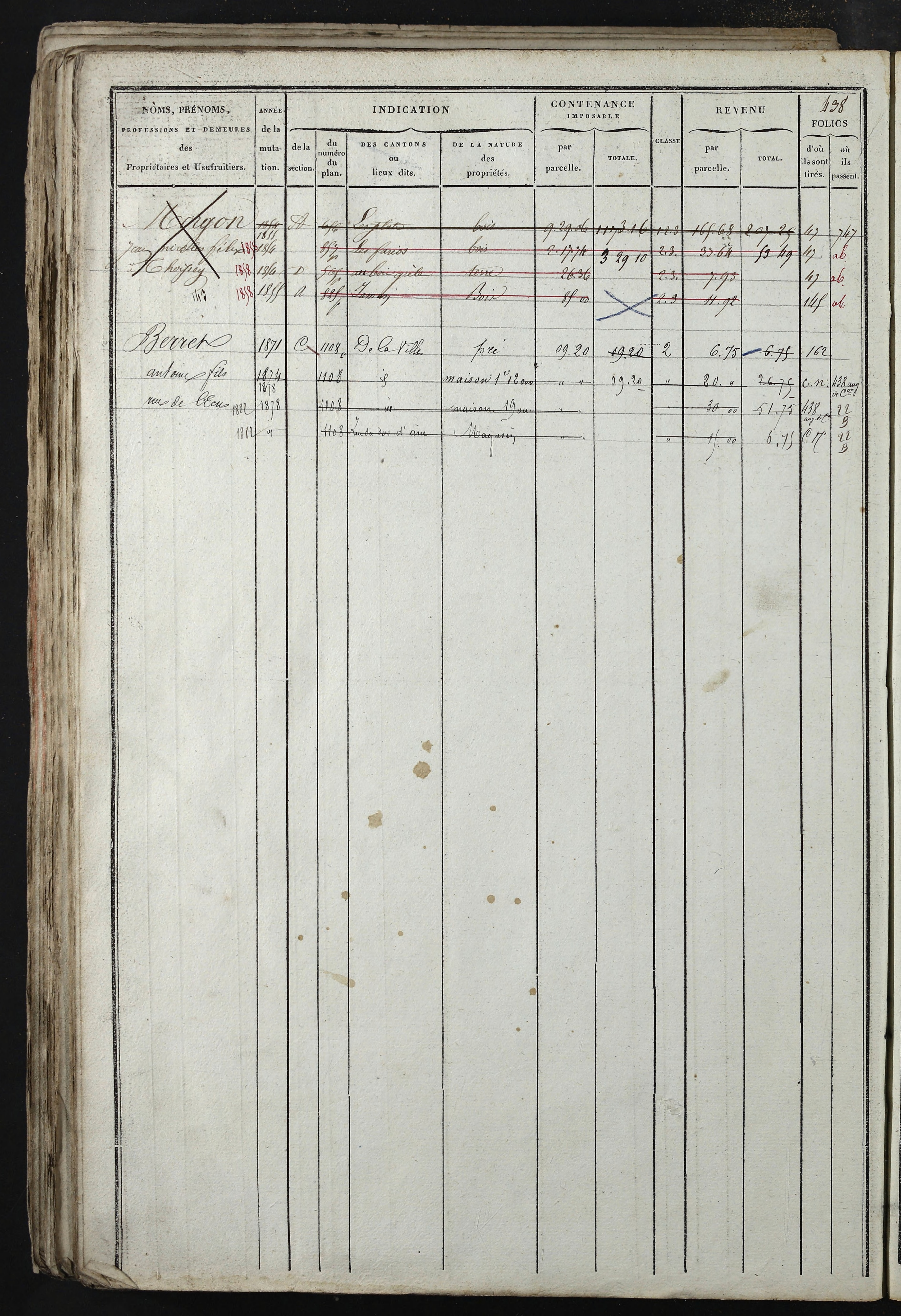 Relevant - 3 P 741 - 3 P 741 -  Folios 1 à 980  (1832-1846)