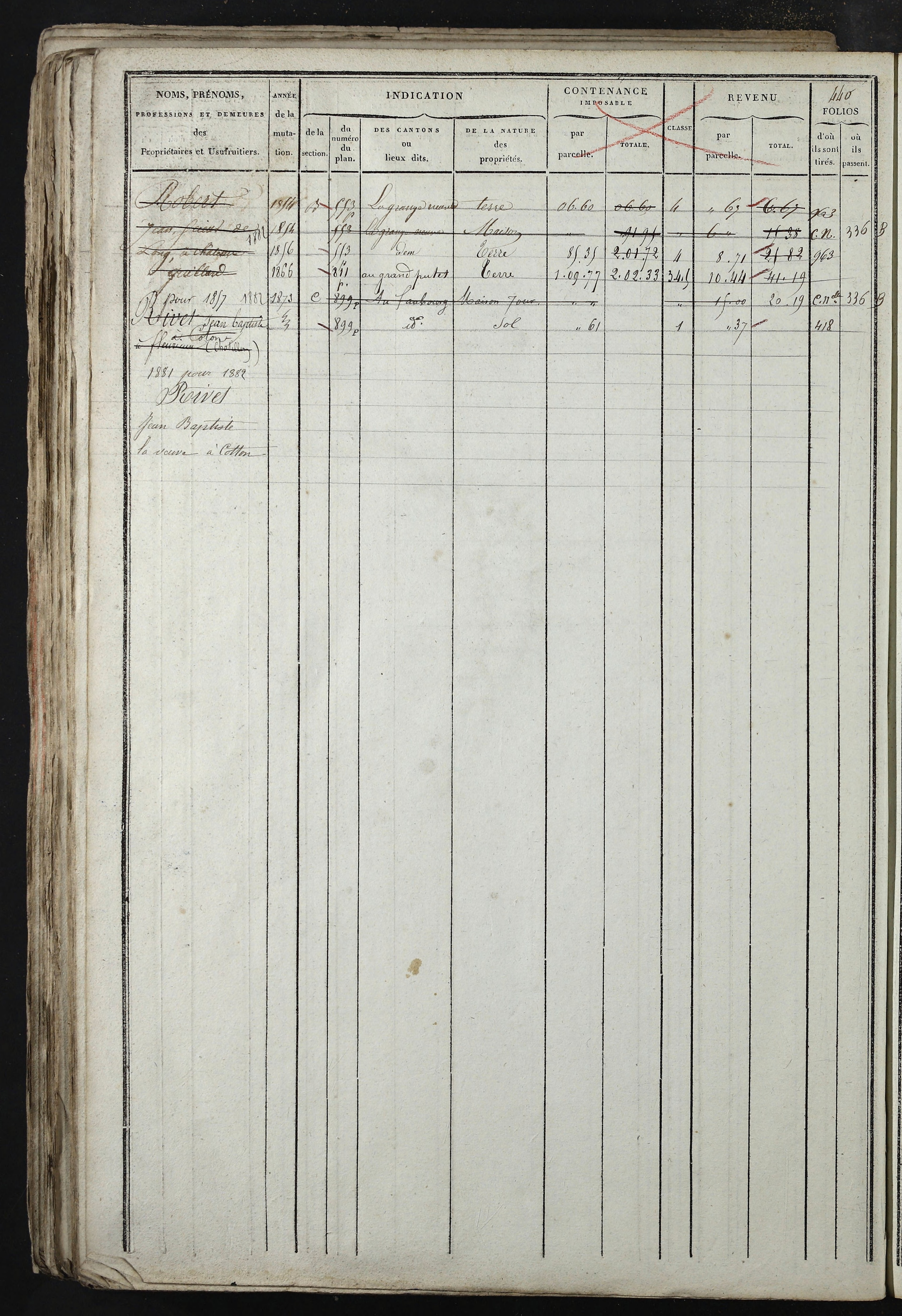 Relevant - 3 P 741 - 3 P 741 -  Folios 1 à 980  (1832-1846)