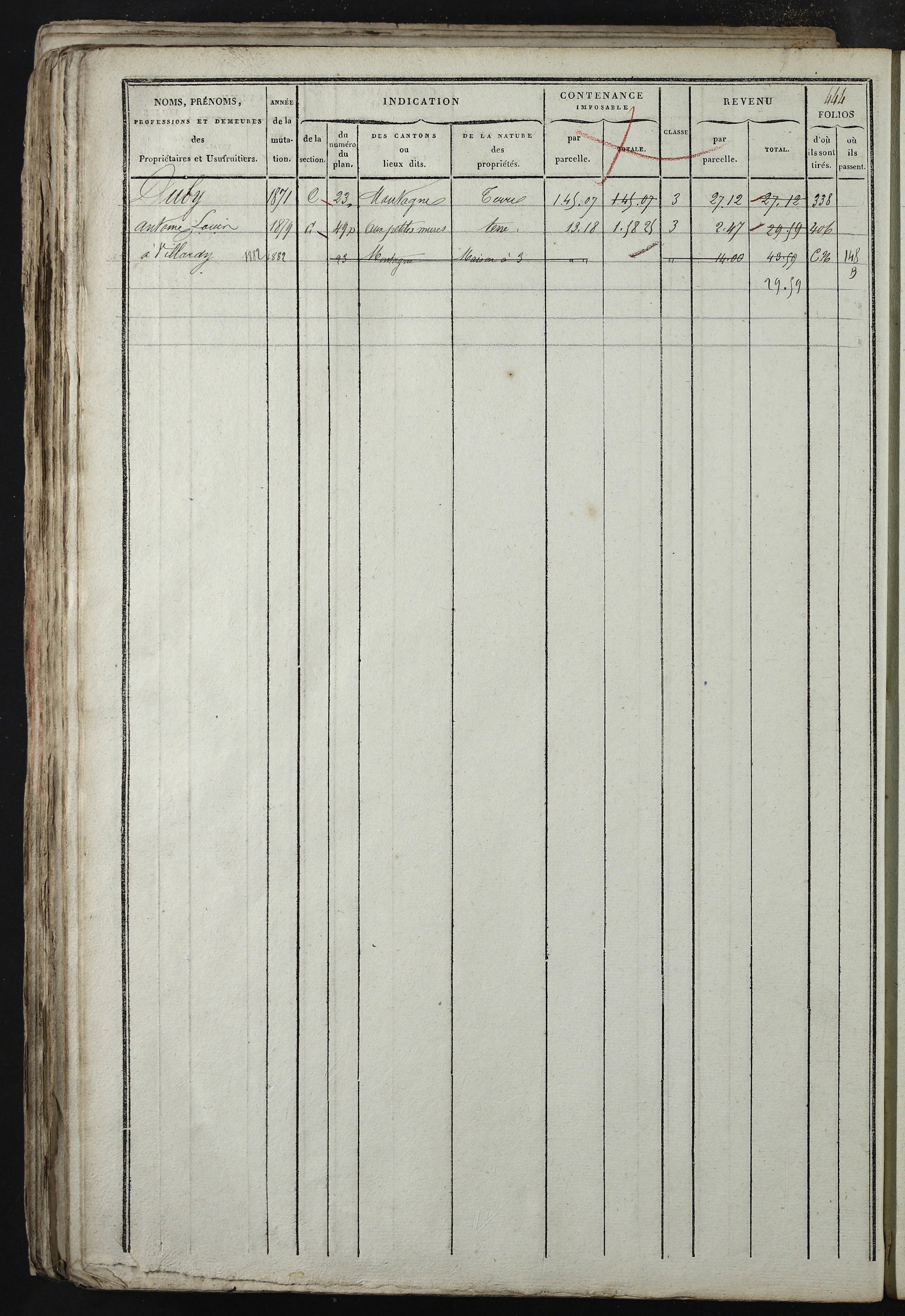 Relevant - 3 P 741 - 3 P 741 -  Folios 1 à 980  (1832-1846)