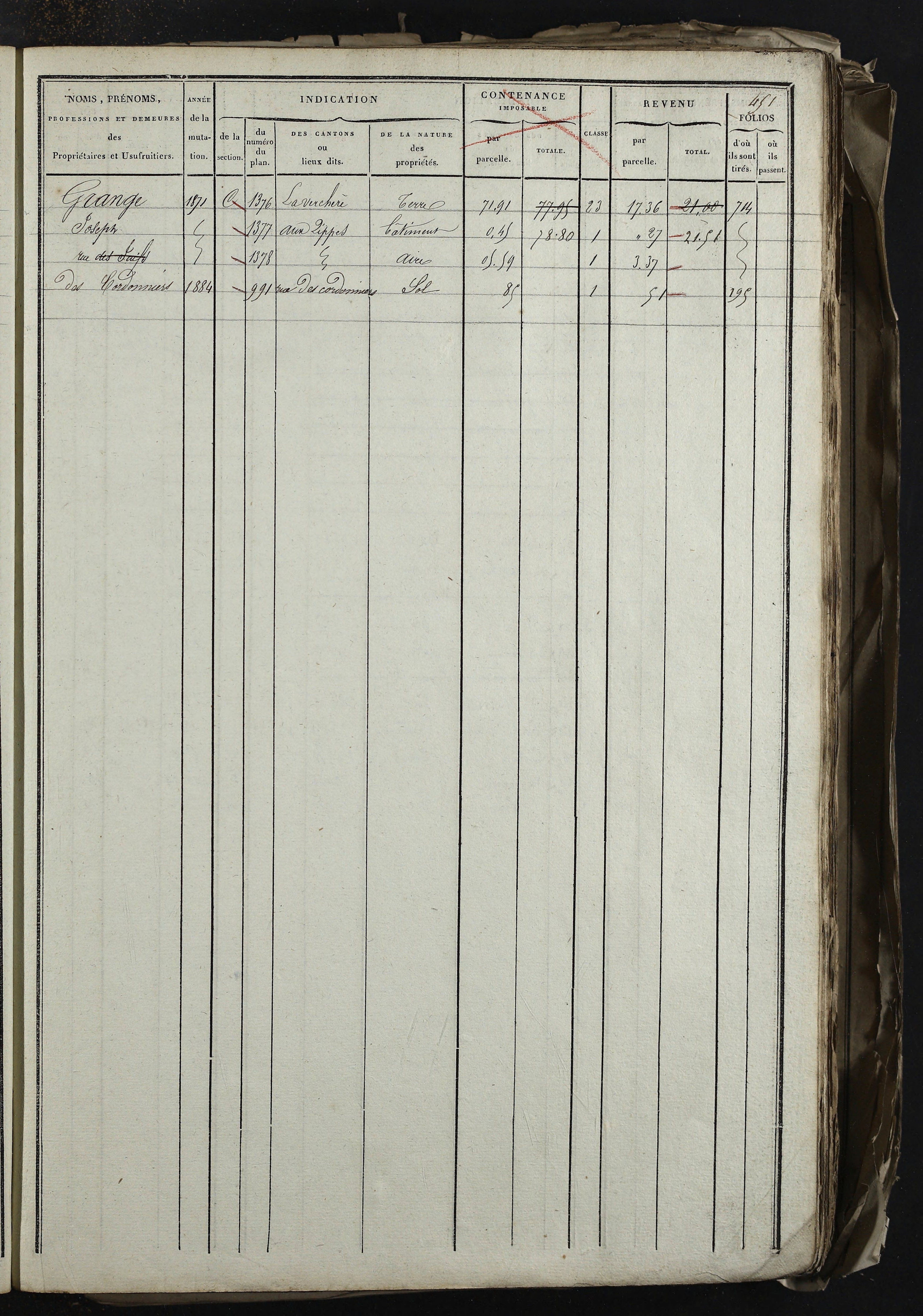 Relevant - 3 P 741 - 3 P 741 -  Folios 1 à 980  (1832-1846)