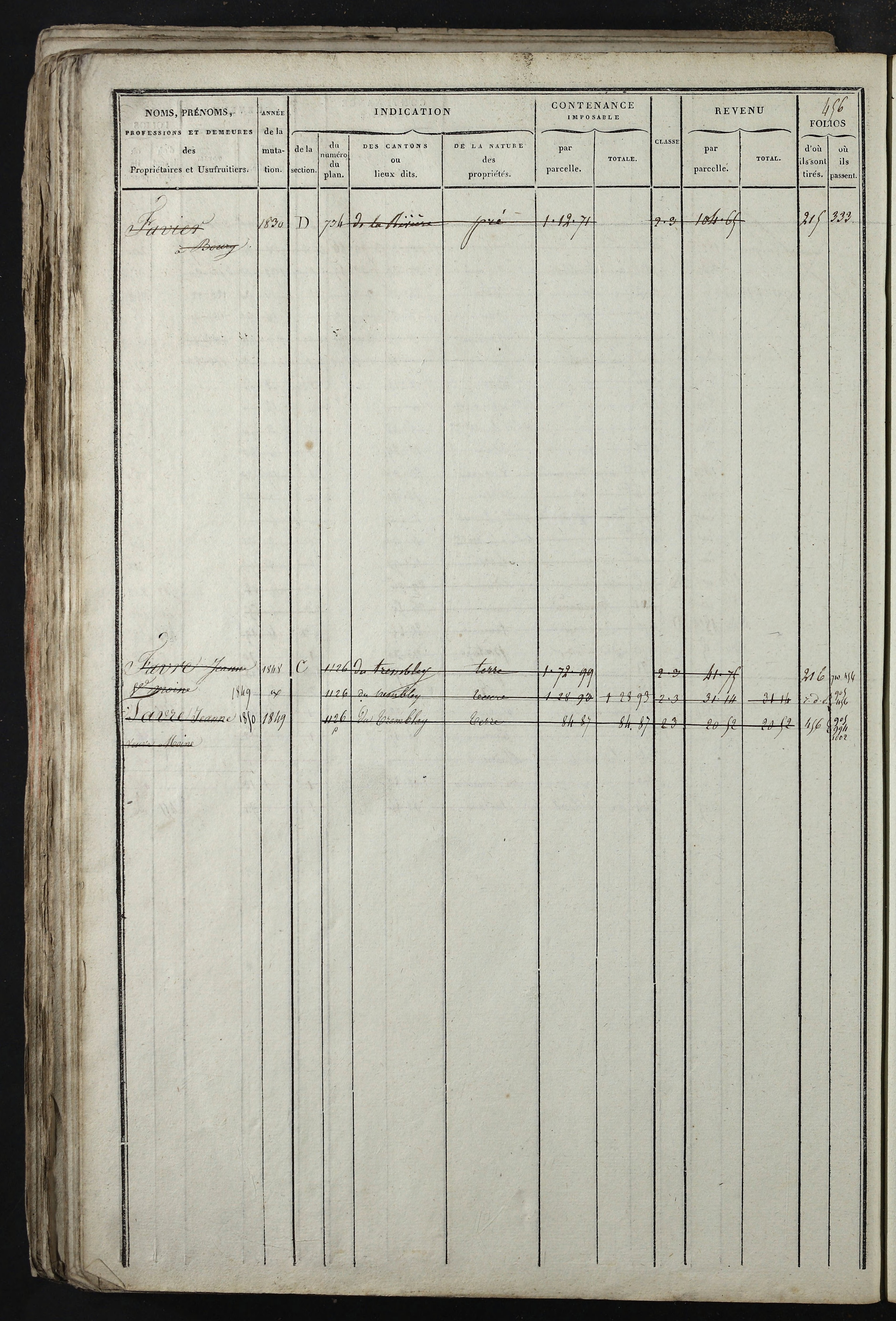 Relevant - 3 P 741 - 3 P 741 -  Folios 1 à 980  (1832-1846)