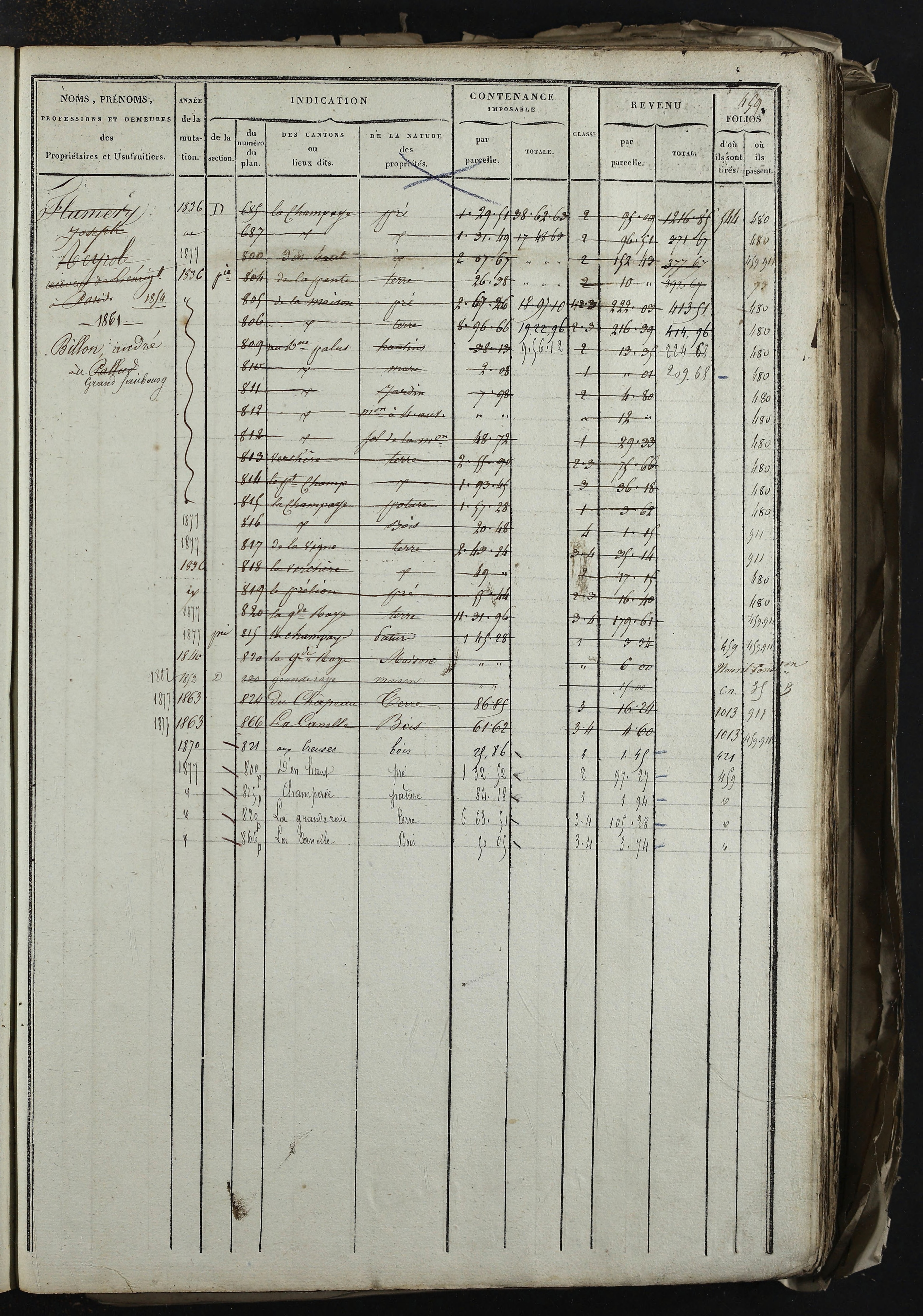 Relevant - 3 P 741 - 3 P 741 -  Folios 1 à 980  (1832-1846)