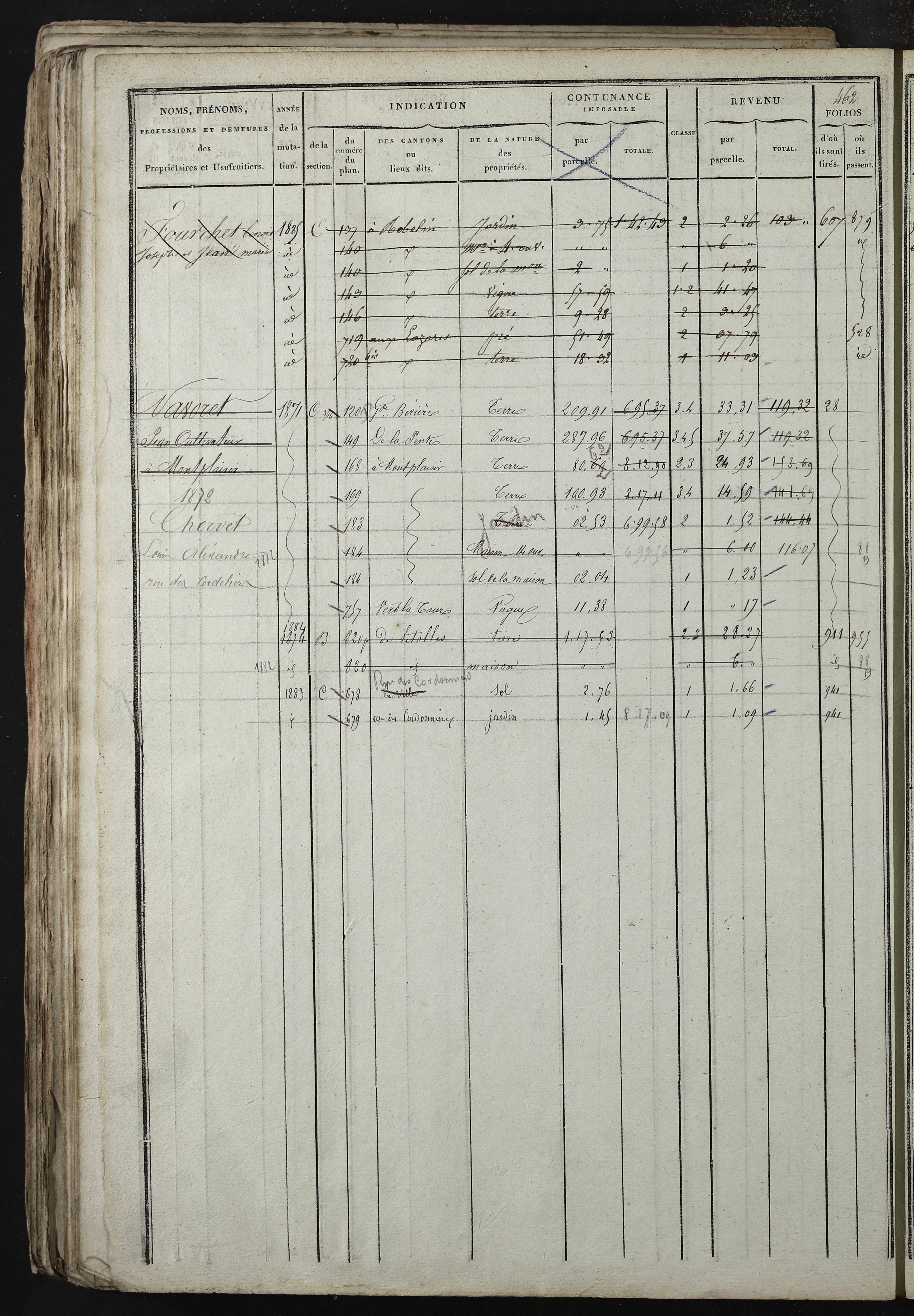 Relevant - 3 P 741 - 3 P 741 -  Folios 1 à 980  (1832-1846)
