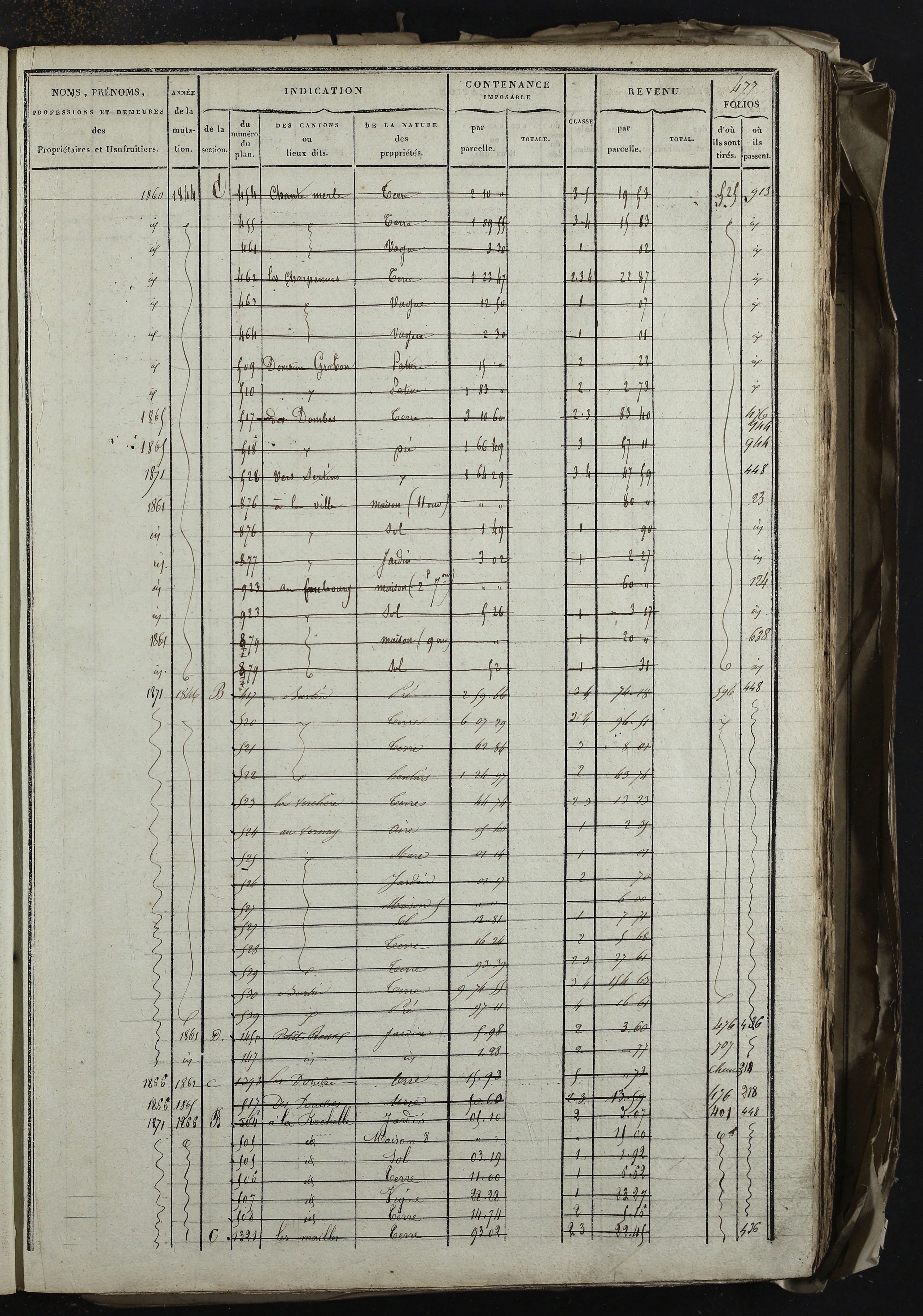 Relevant - 3 P 741 - 3 P 741 -  Folios 1 à 980  (1832-1846)