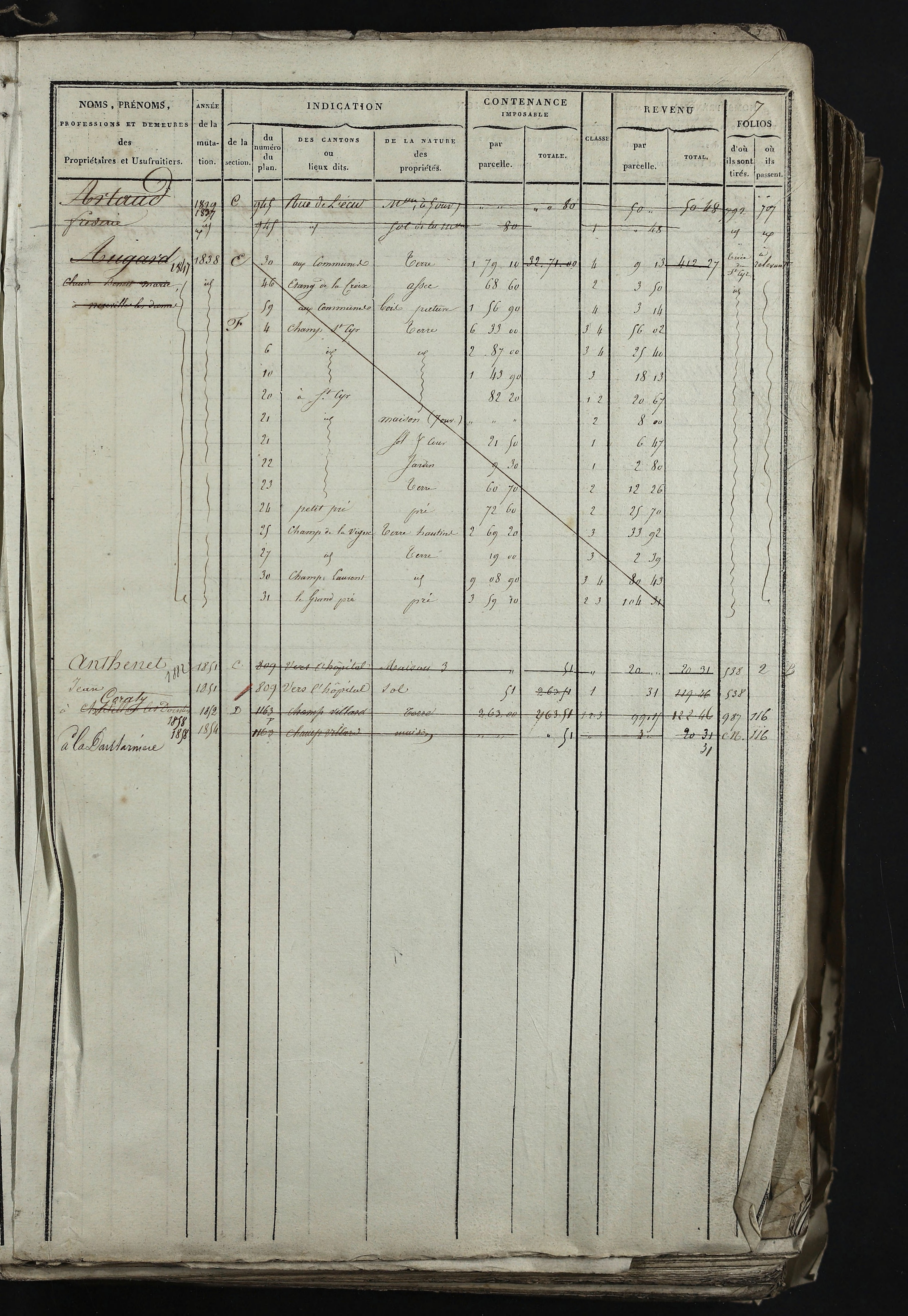 Relevant - 3 P 741 - 3 P 741 -  Folios 1 à 980  (1832-1846)