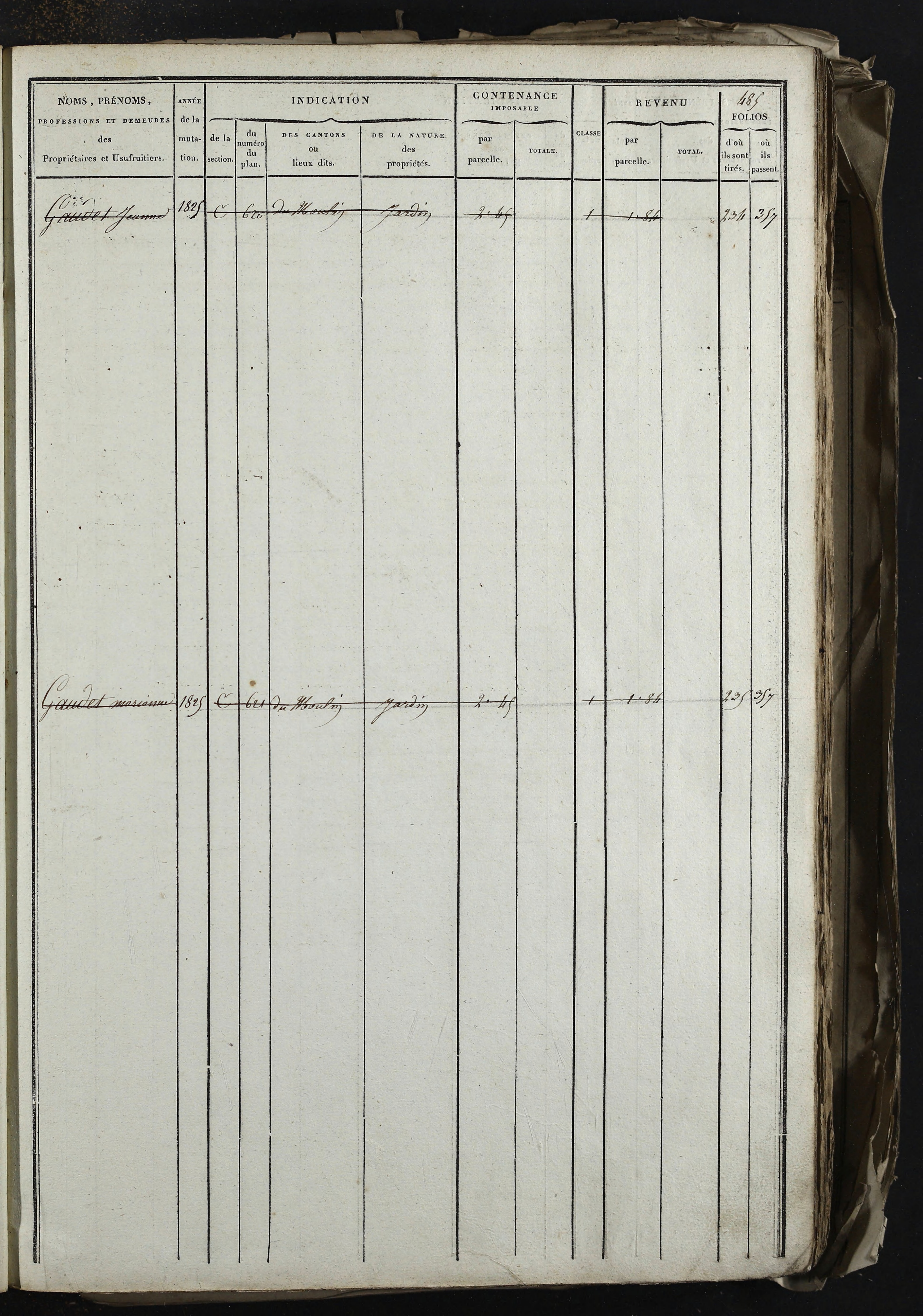 Relevant - 3 P 741 - 3 P 741 -  Folios 1 à 980  (1832-1846)