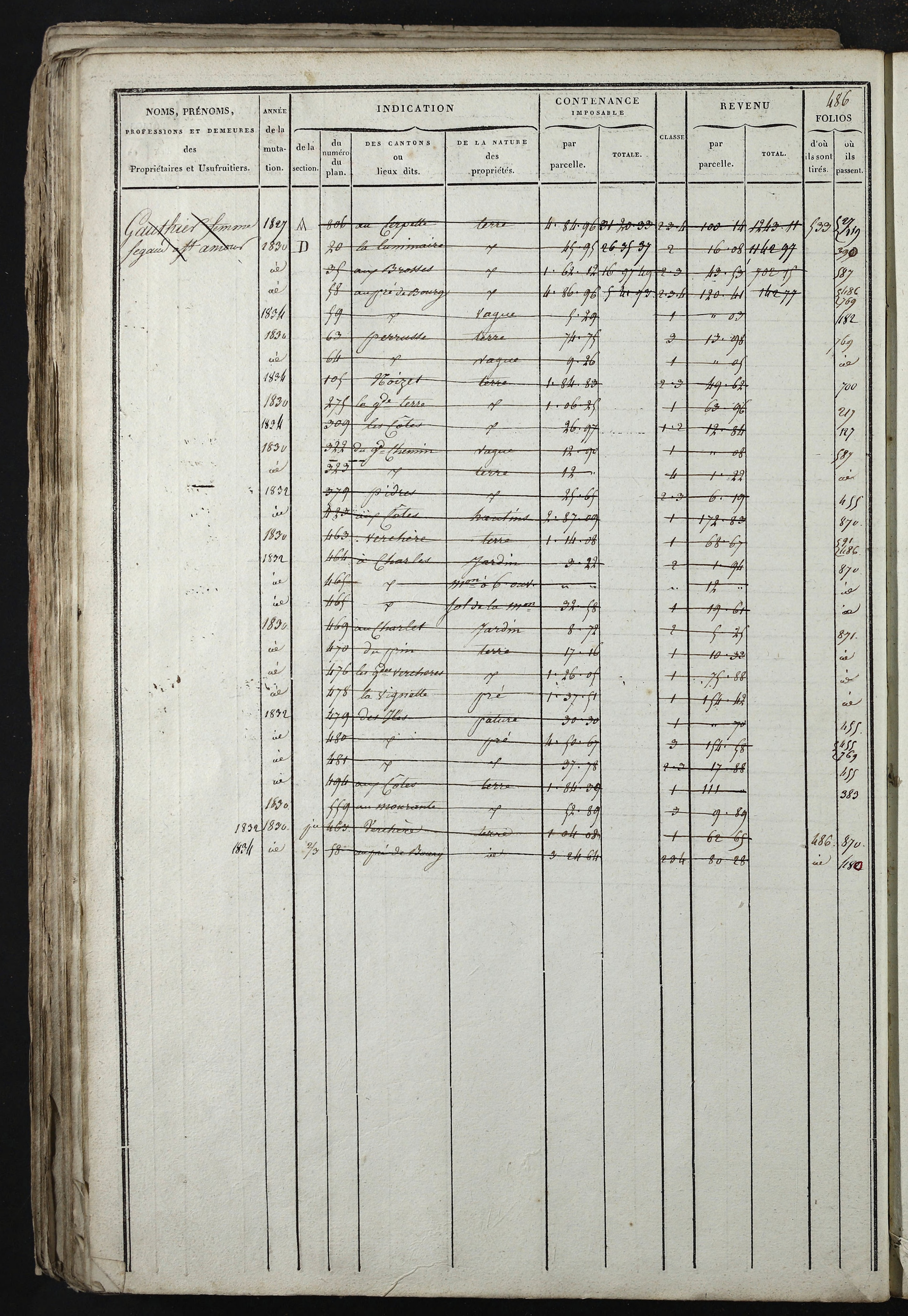 Relevant - 3 P 741 - 3 P 741 -  Folios 1 à 980  (1832-1846)