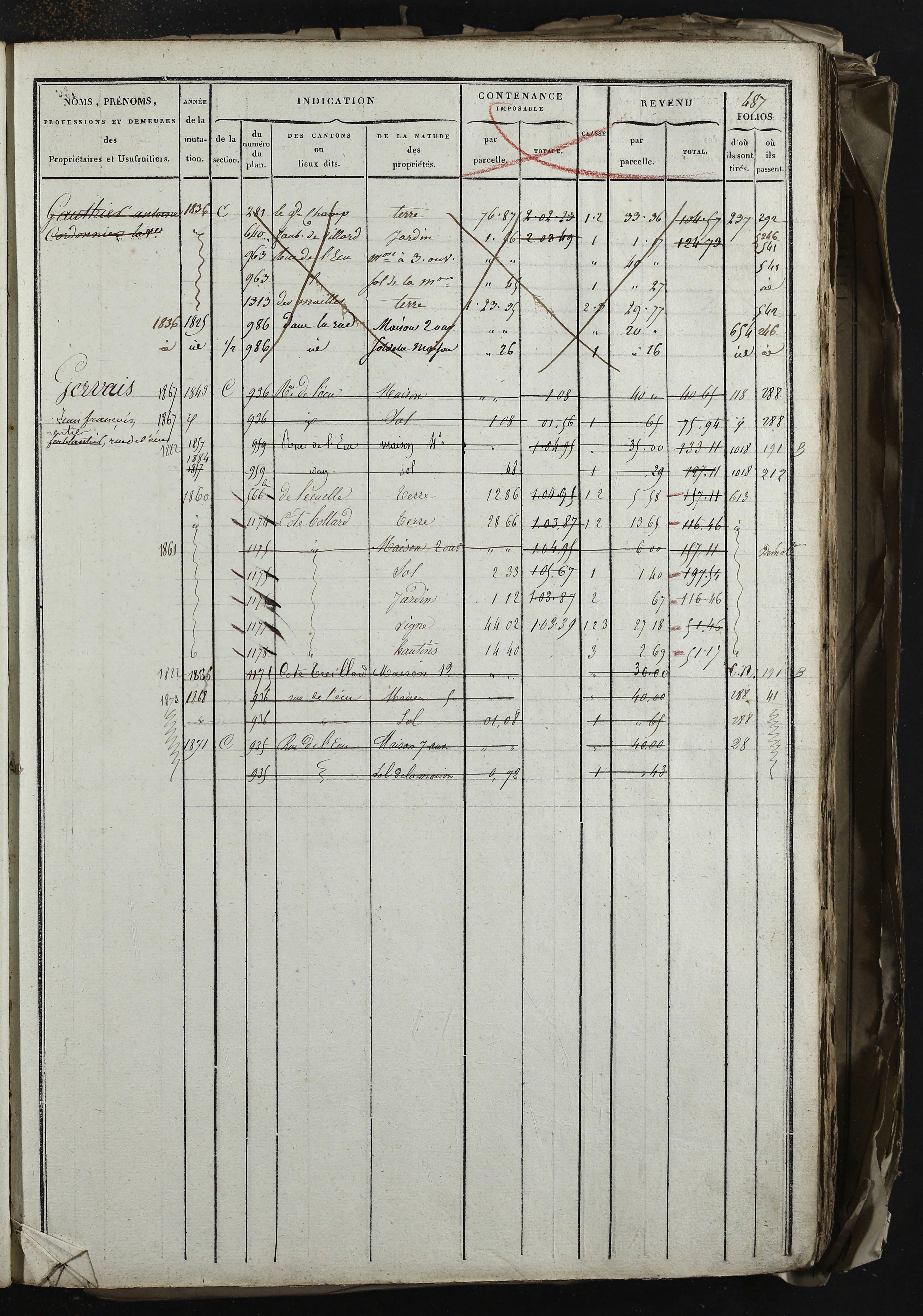 Relevant - 3 P 741 - 3 P 741 -  Folios 1 à 980  (1832-1846)