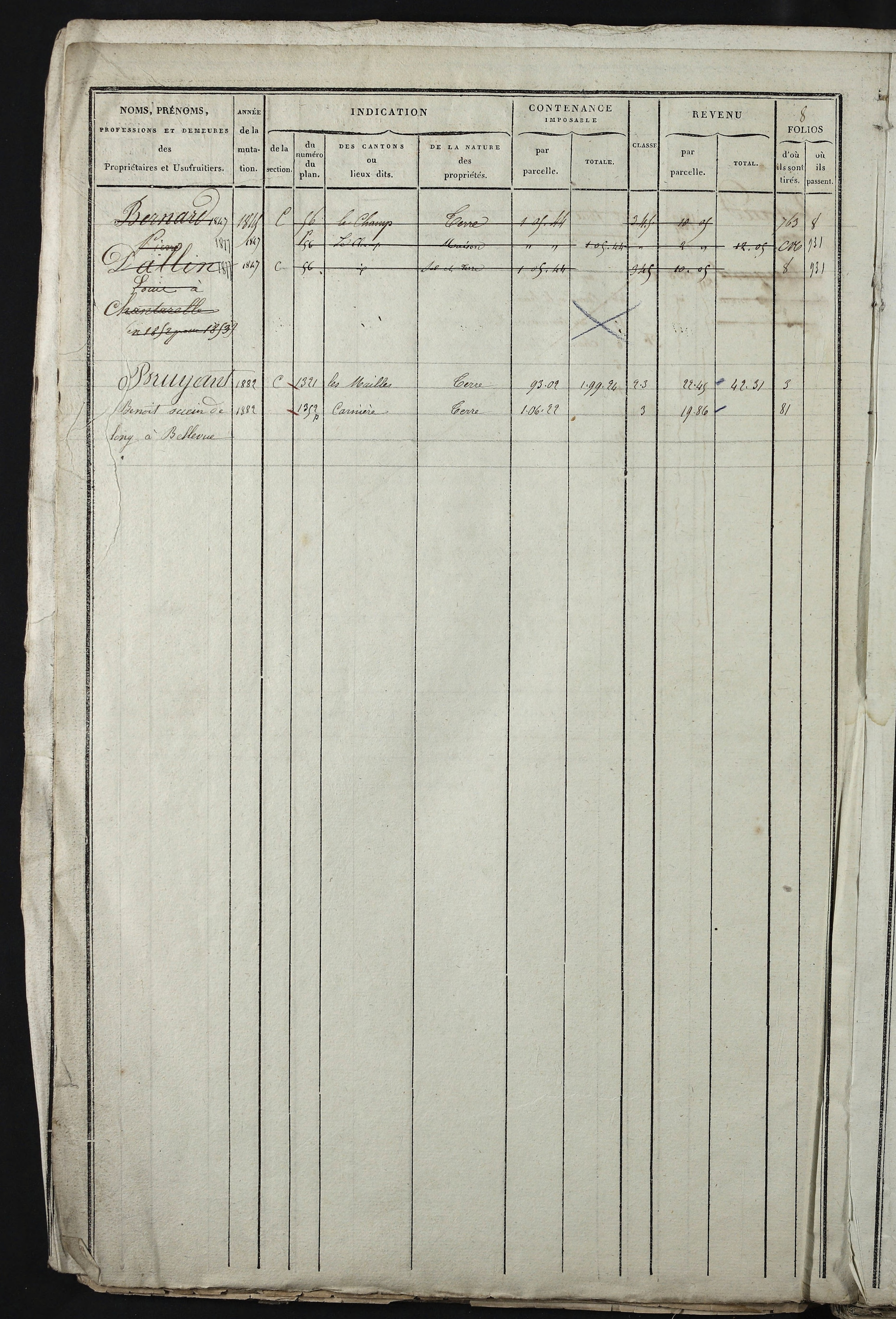 Relevant - 3 P 741 - 3 P 741 -  Folios 1 à 980  (1832-1846)