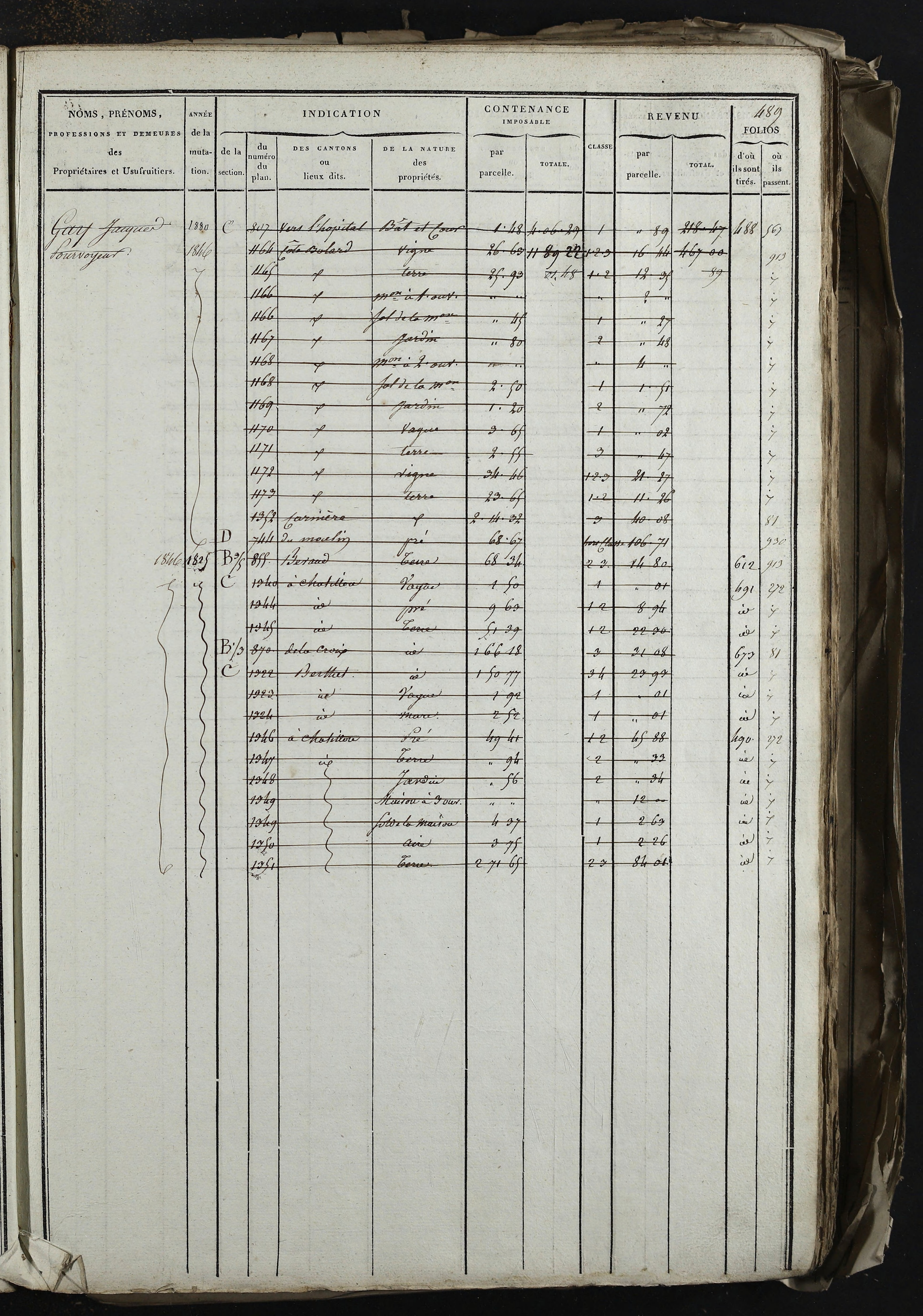Relevant - 3 P 741 - 3 P 741 -  Folios 1 à 980  (1832-1846)