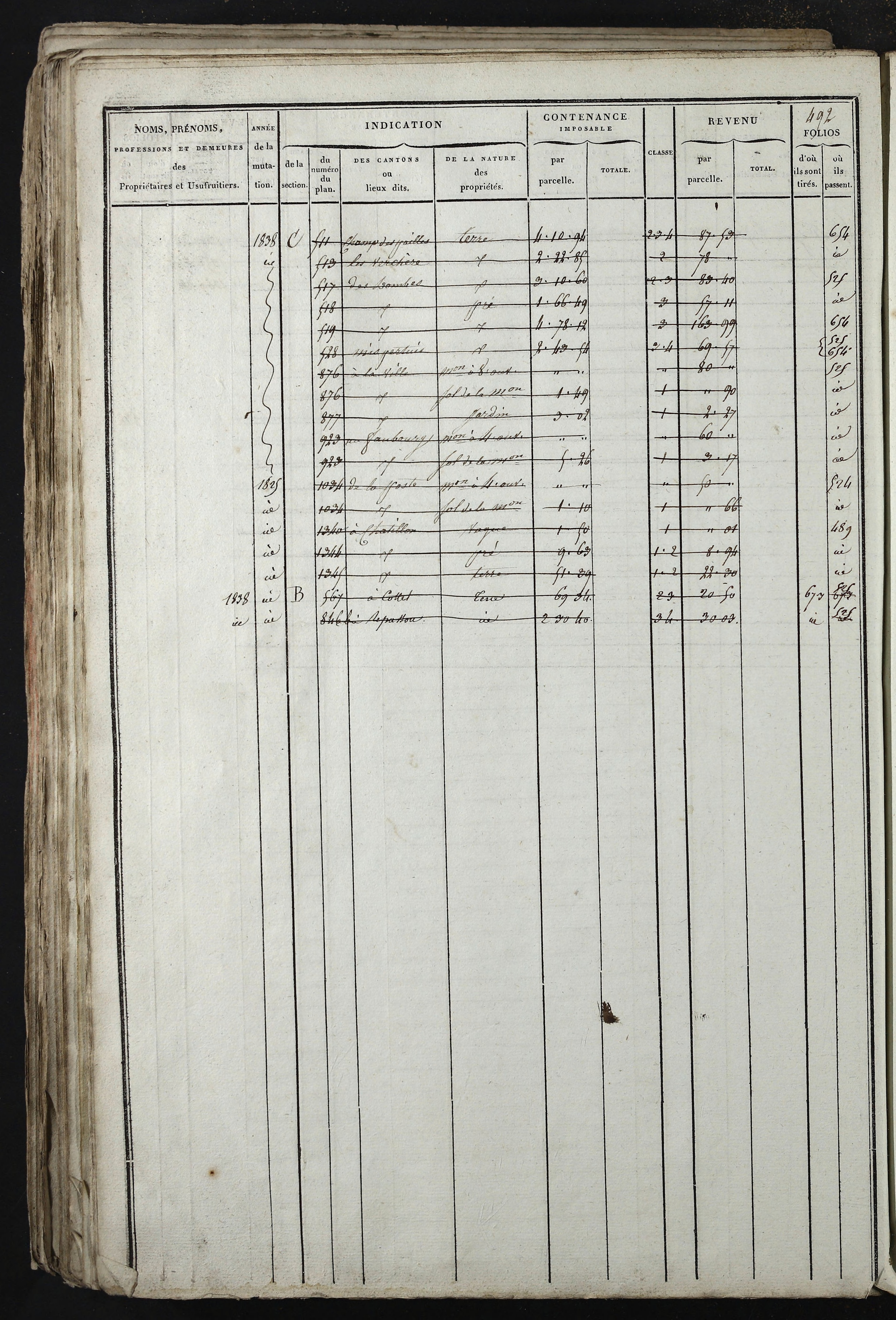 Relevant - 3 P 741 - 3 P 741 -  Folios 1 à 980  (1832-1846)