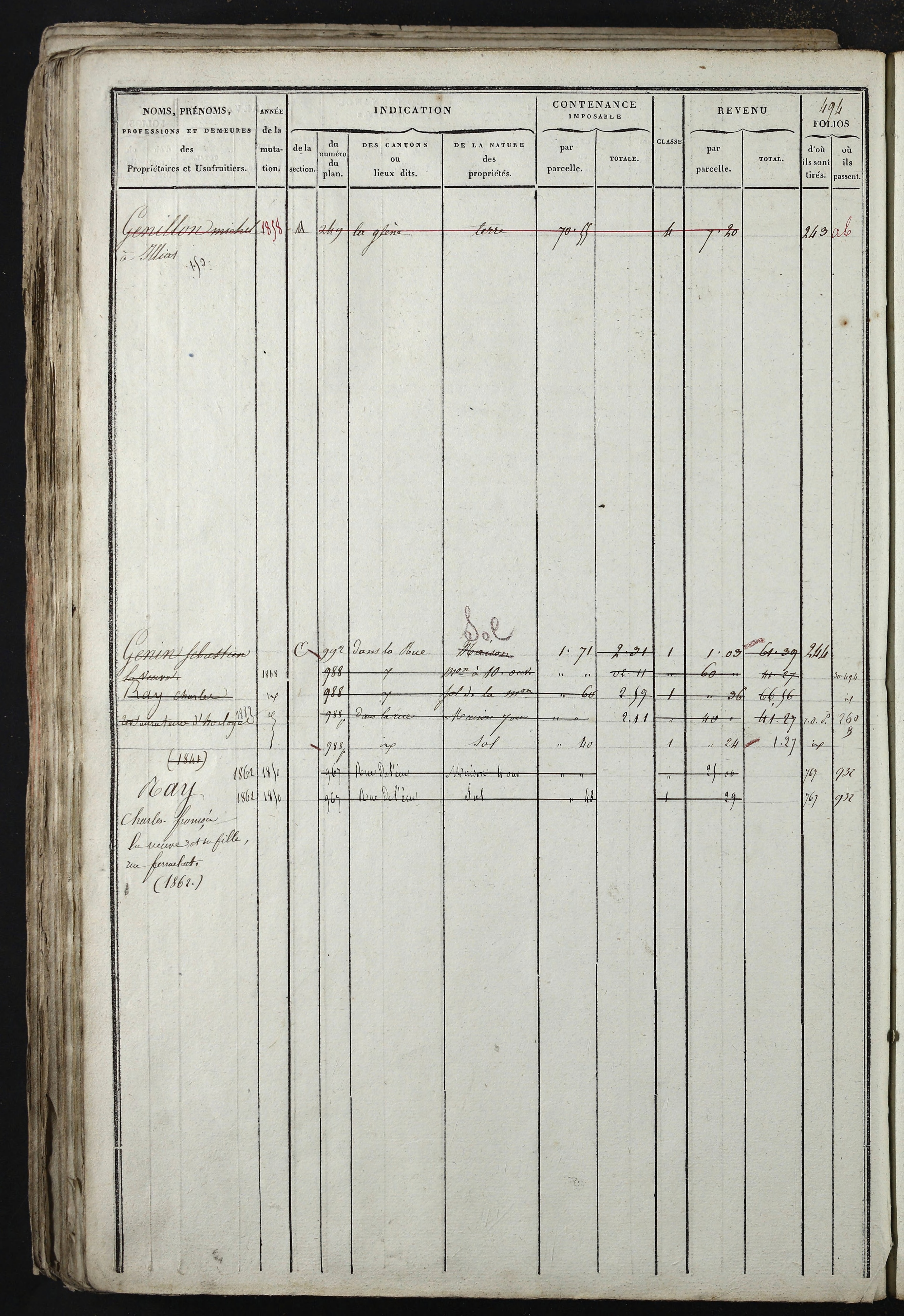 Relevant - 3 P 741 - 3 P 741 -  Folios 1 à 980  (1832-1846)