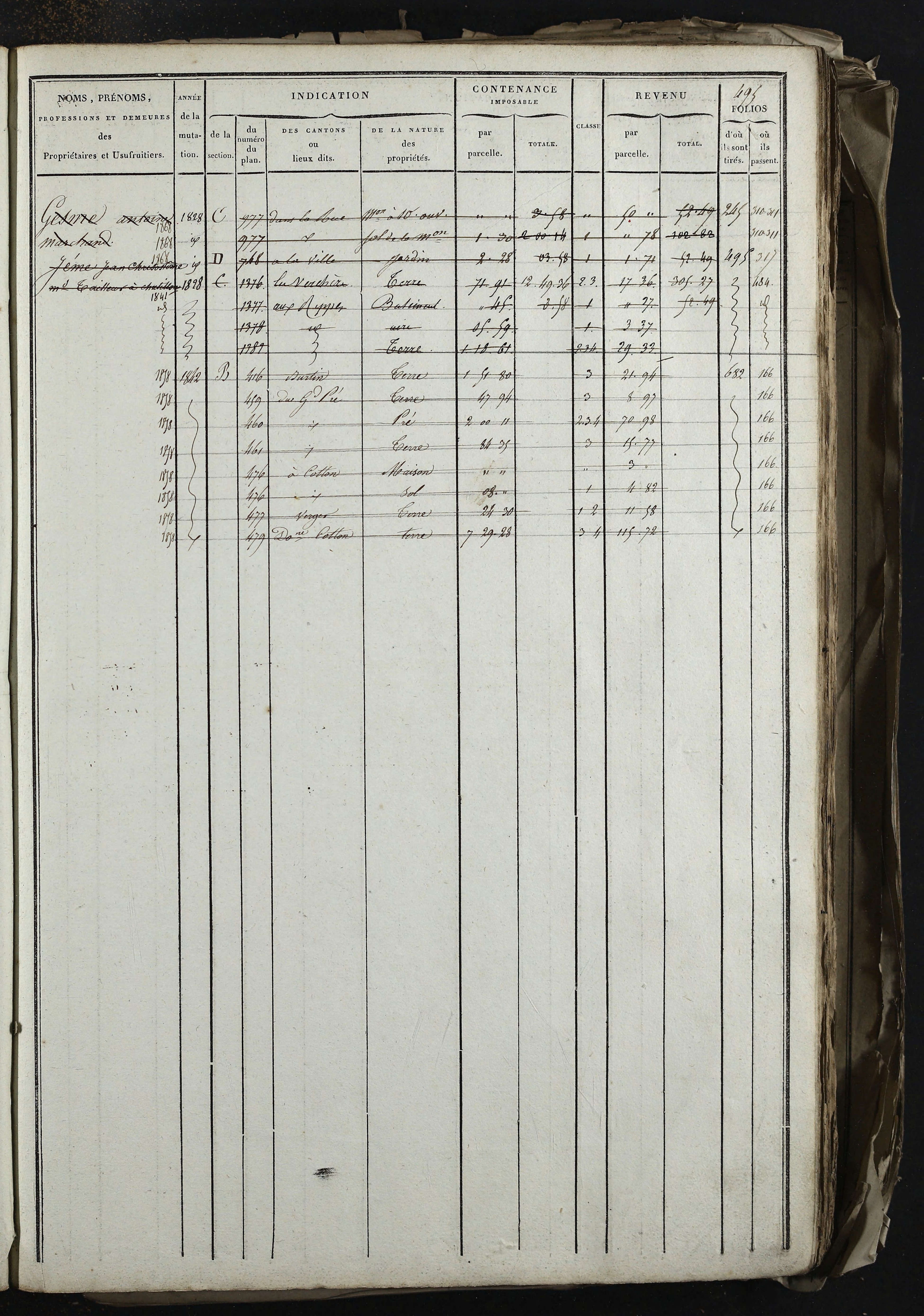Relevant - 3 P 741 - 3 P 741 -  Folios 1 à 980  (1832-1846)