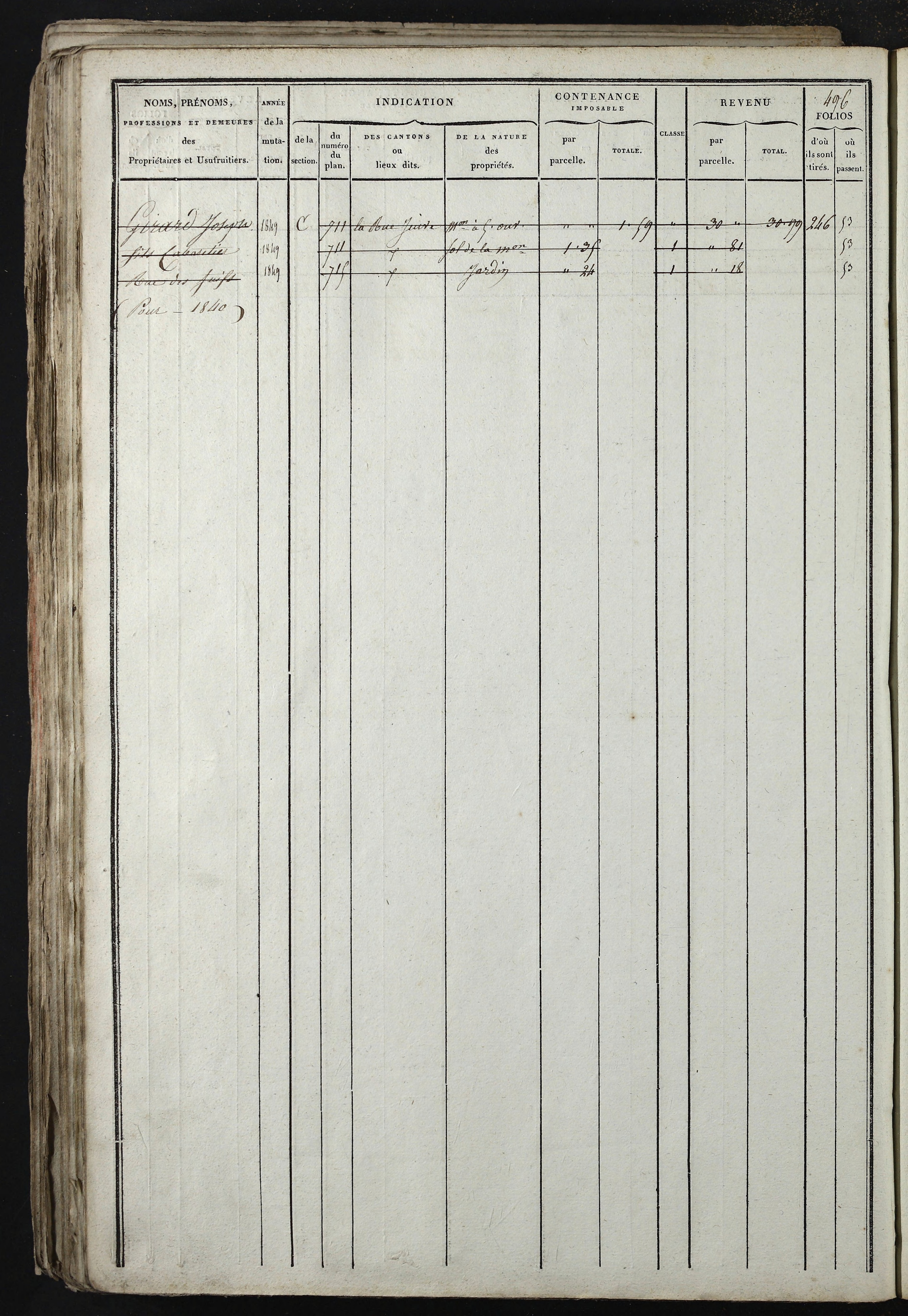 Relevant - 3 P 741 - 3 P 741 -  Folios 1 à 980  (1832-1846)