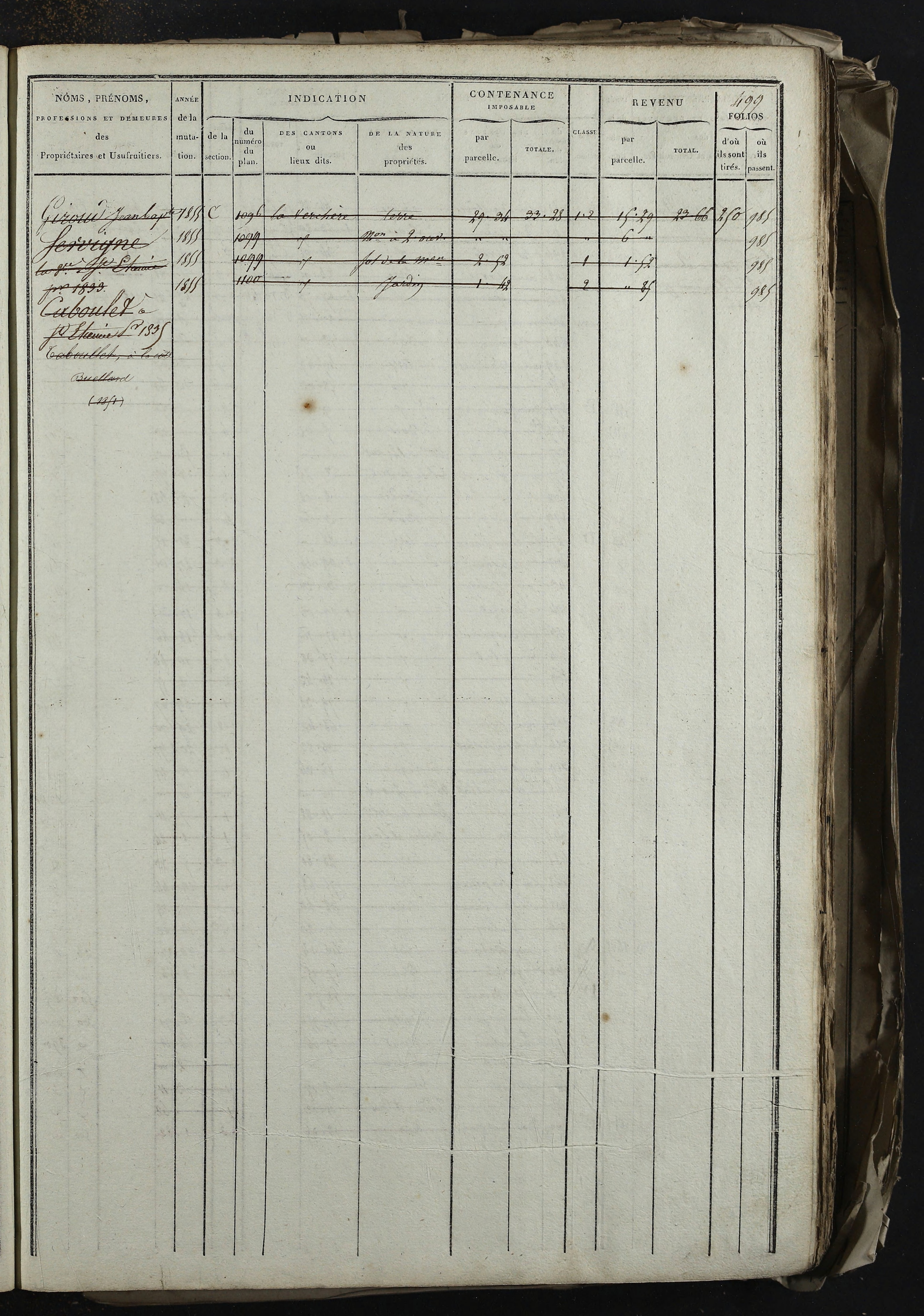 Relevant - 3 P 741 - 3 P 741 -  Folios 1 à 980  (1832-1846)