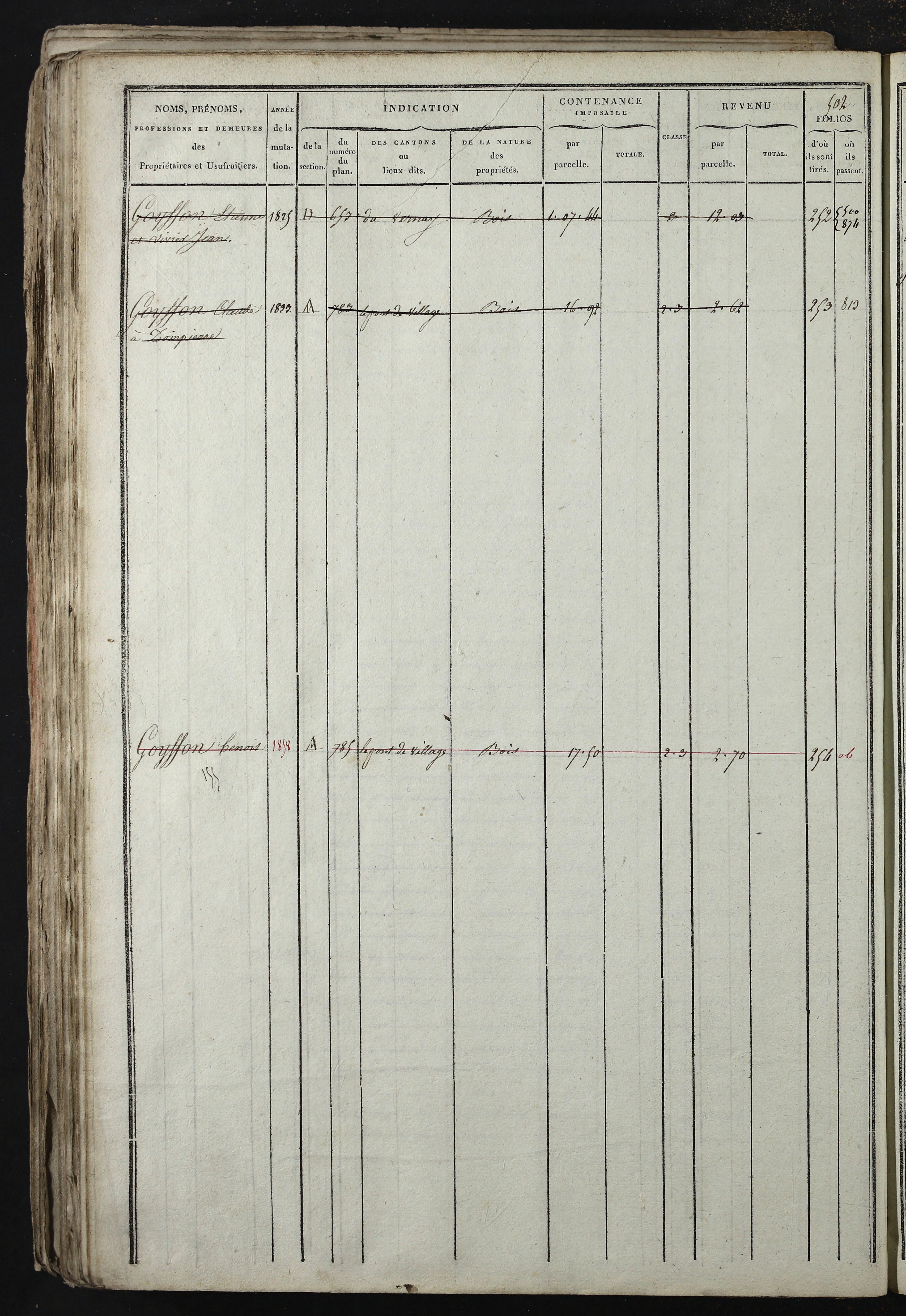 Relevant - 3 P 741 - 3 P 741 -  Folios 1 à 980  (1832-1846)