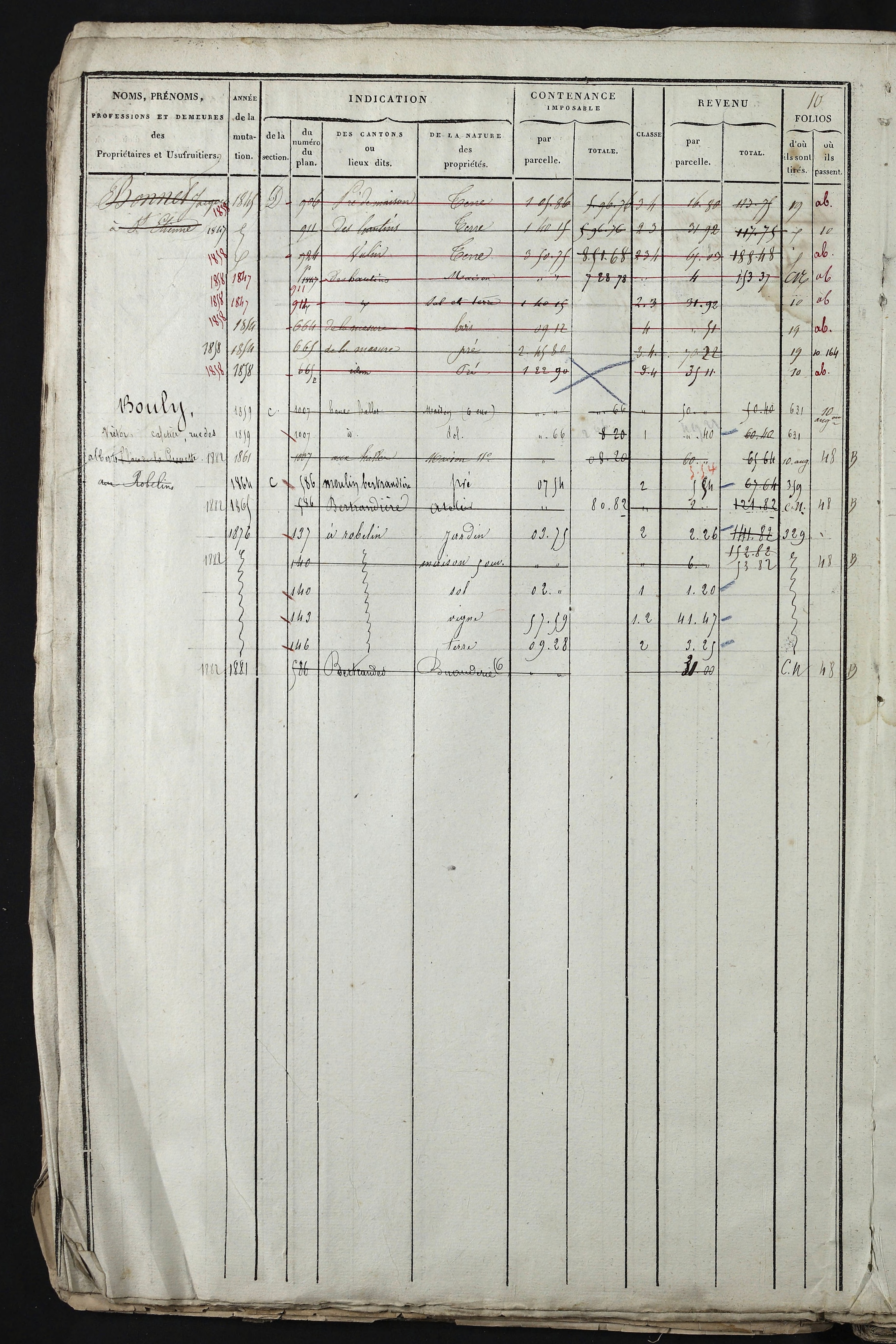 Relevant - 3 P 741 - 3 P 741 -  Folios 1 à 980  (1832-1846)