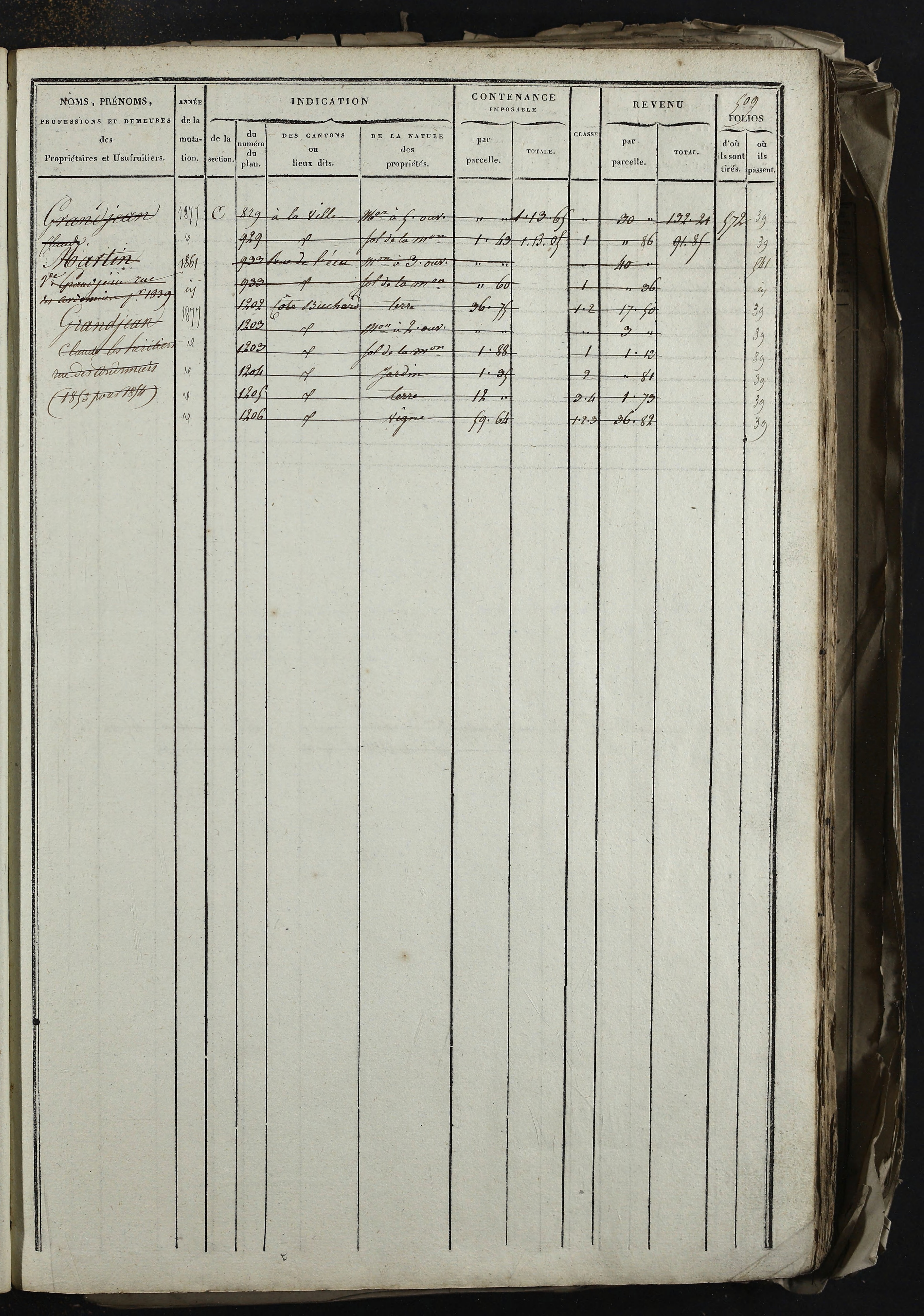 Relevant - 3 P 741 - 3 P 741 -  Folios 1 à 980  (1832-1846)