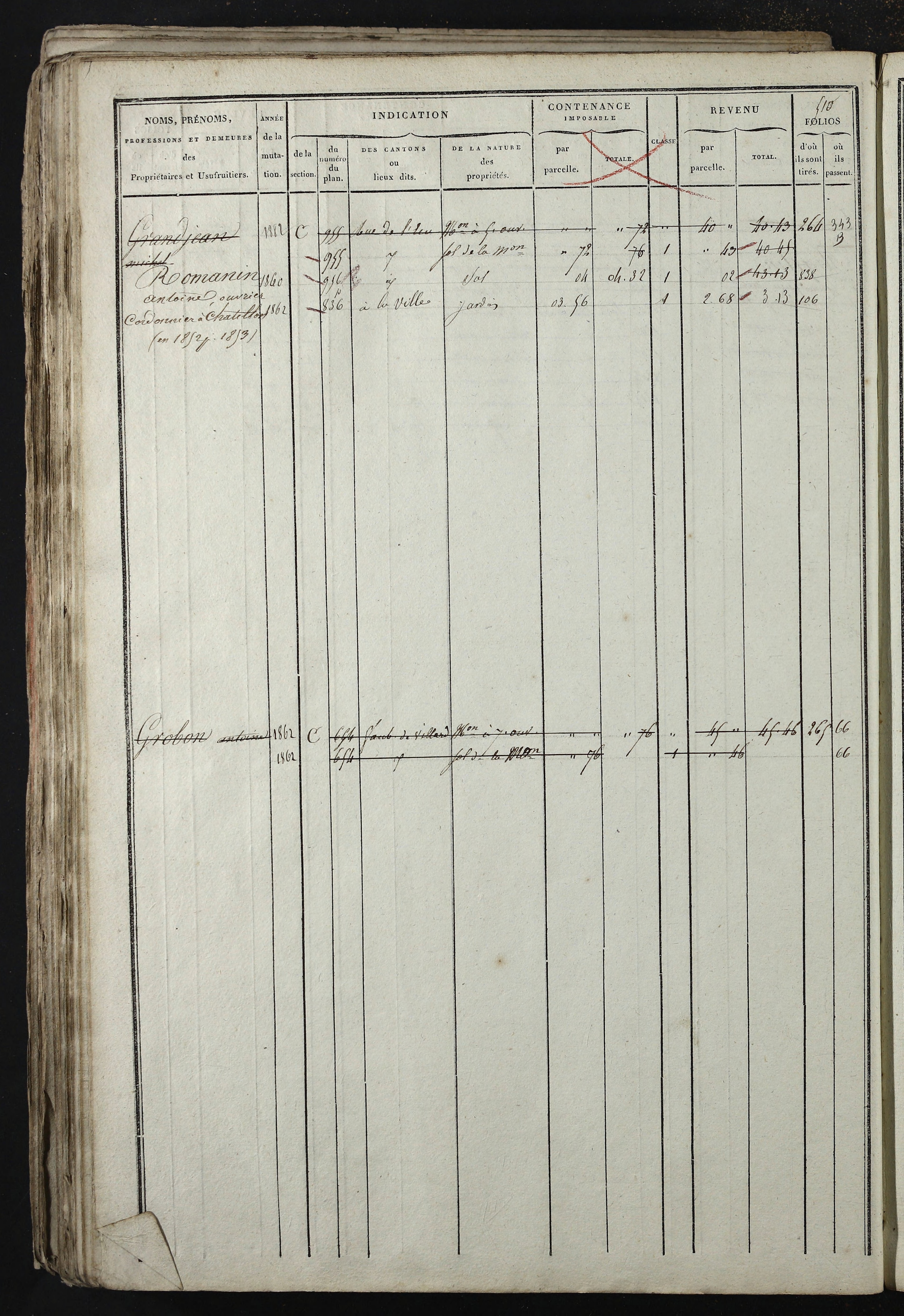 Relevant - 3 P 741 - 3 P 741 -  Folios 1 à 980  (1832-1846)