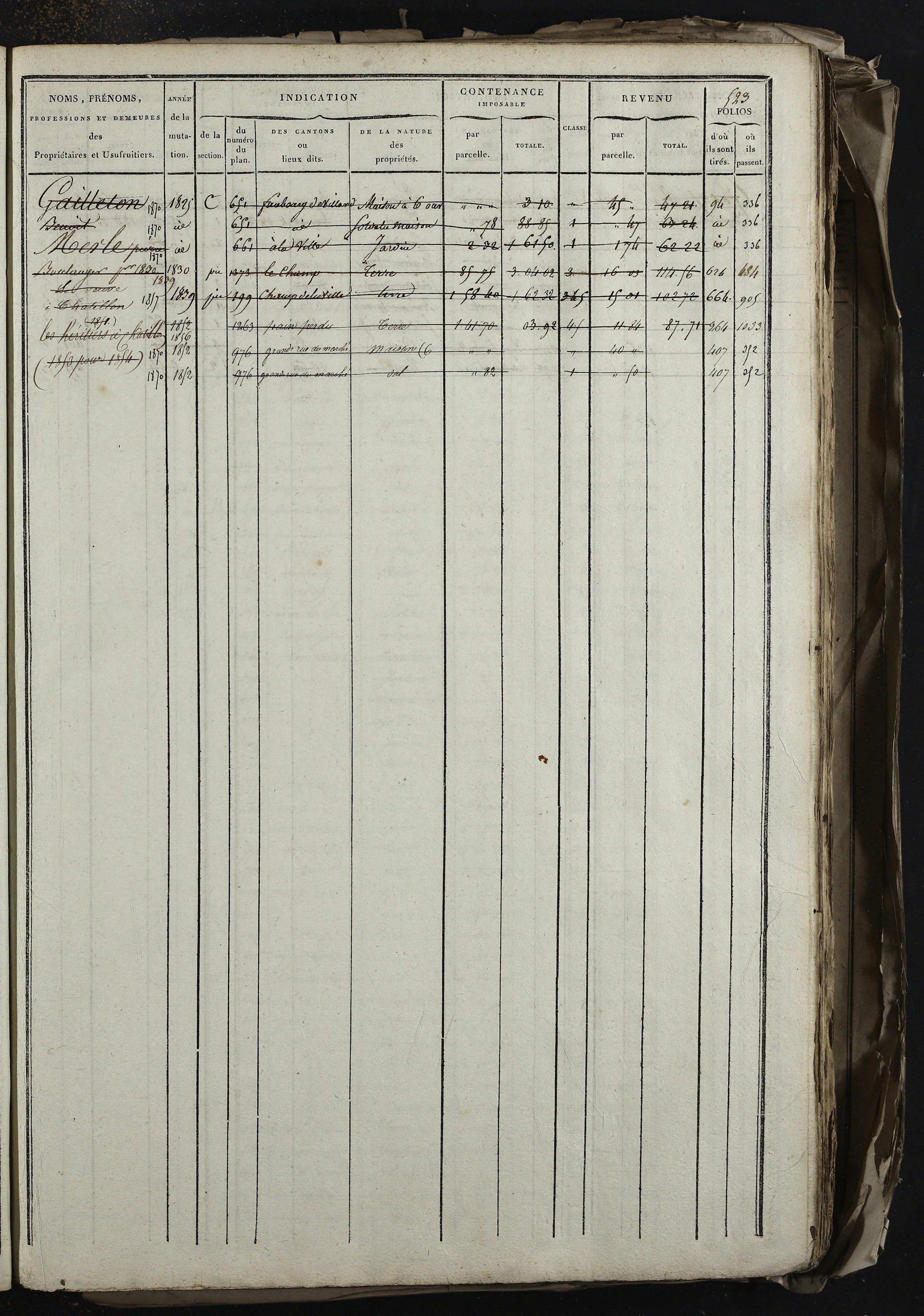 Relevant - 3 P 741 - 3 P 741 -  Folios 1 à 980  (1832-1846)