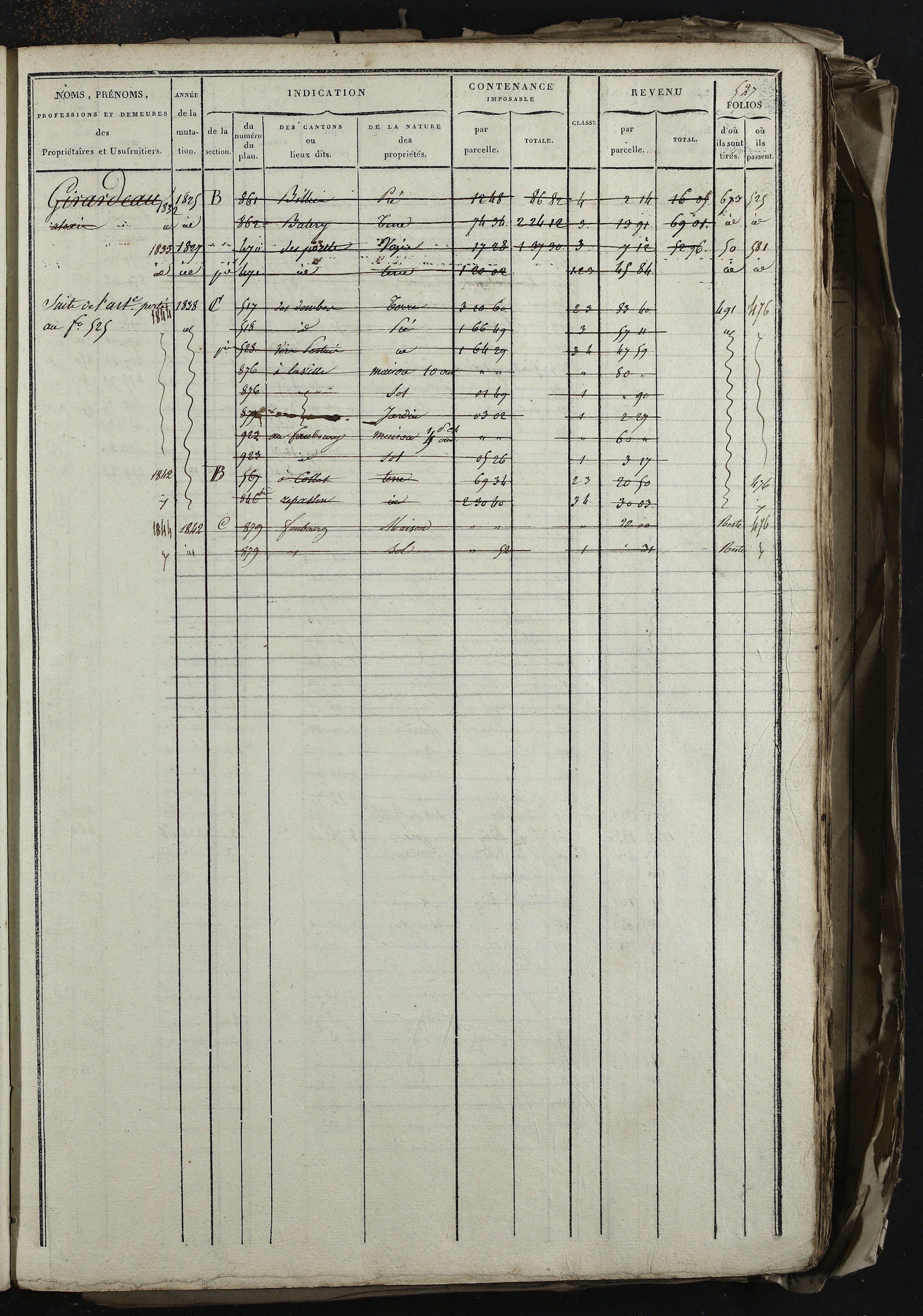 Relevant - 3 P 741 - 3 P 741 -  Folios 1 à 980  (1832-1846)