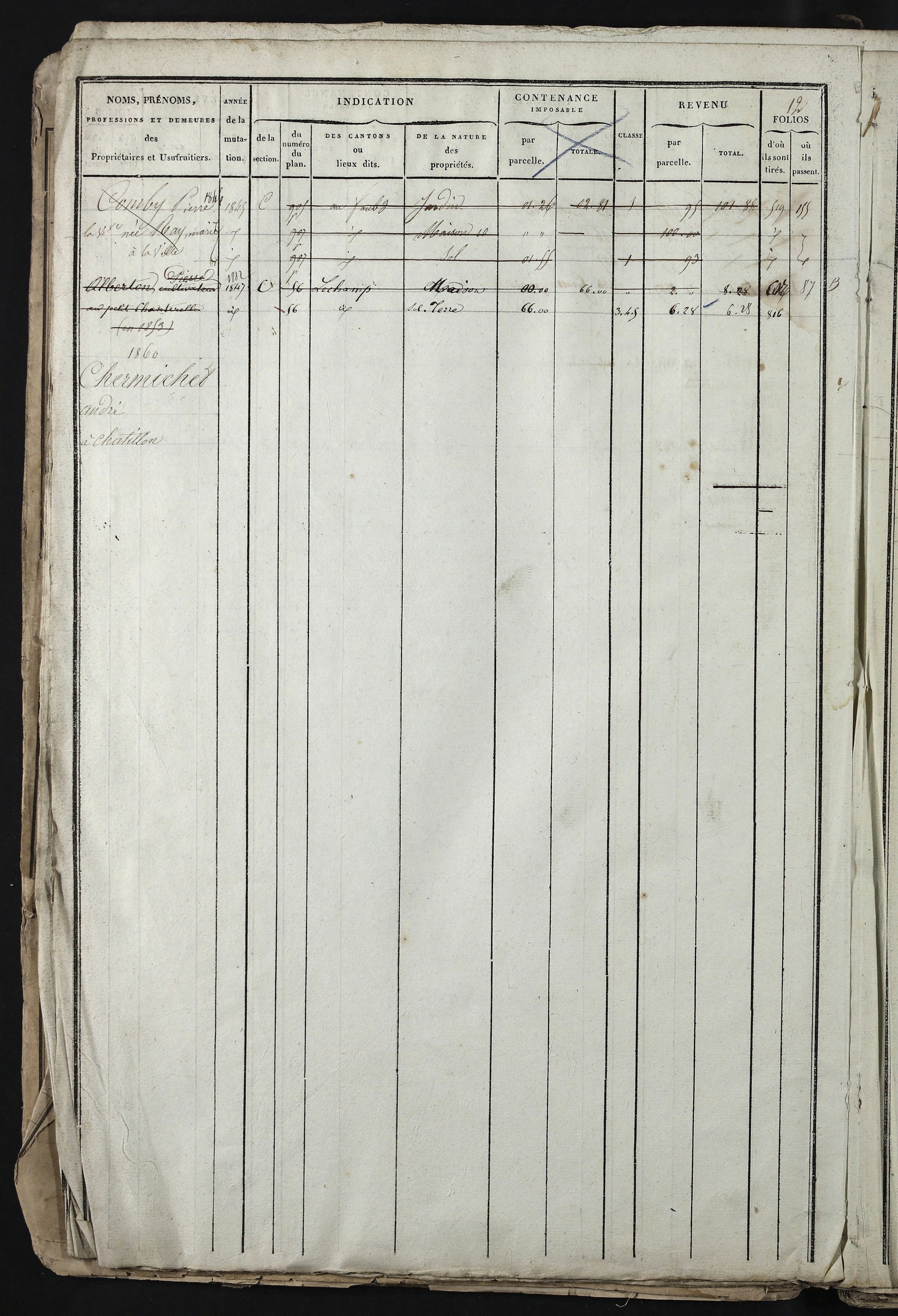 Relevant - 3 P 741 - 3 P 741 -  Folios 1 à 980  (1832-1846)