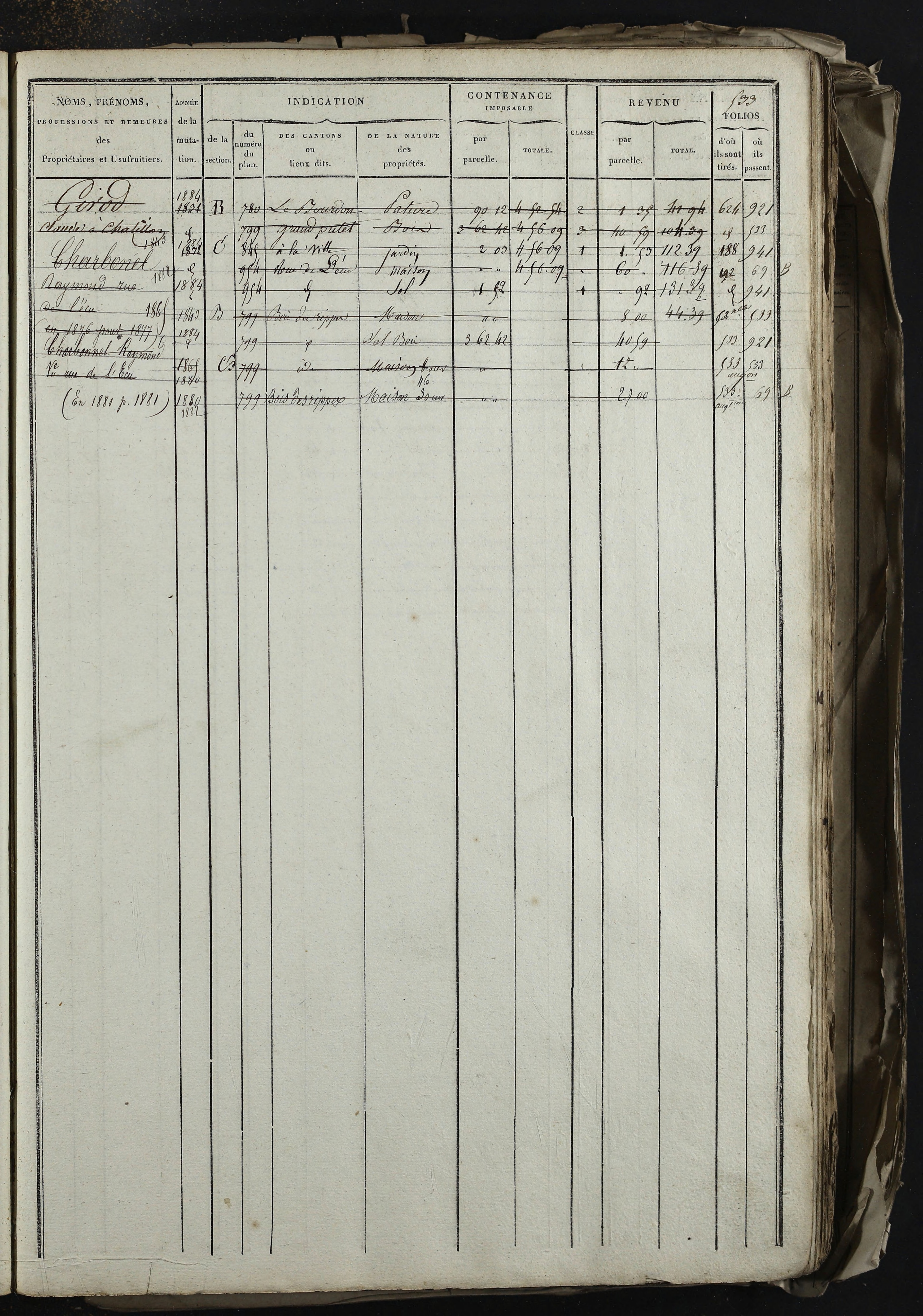 Relevant - 3 P 741 - 3 P 741 -  Folios 1 à 980  (1832-1846)
