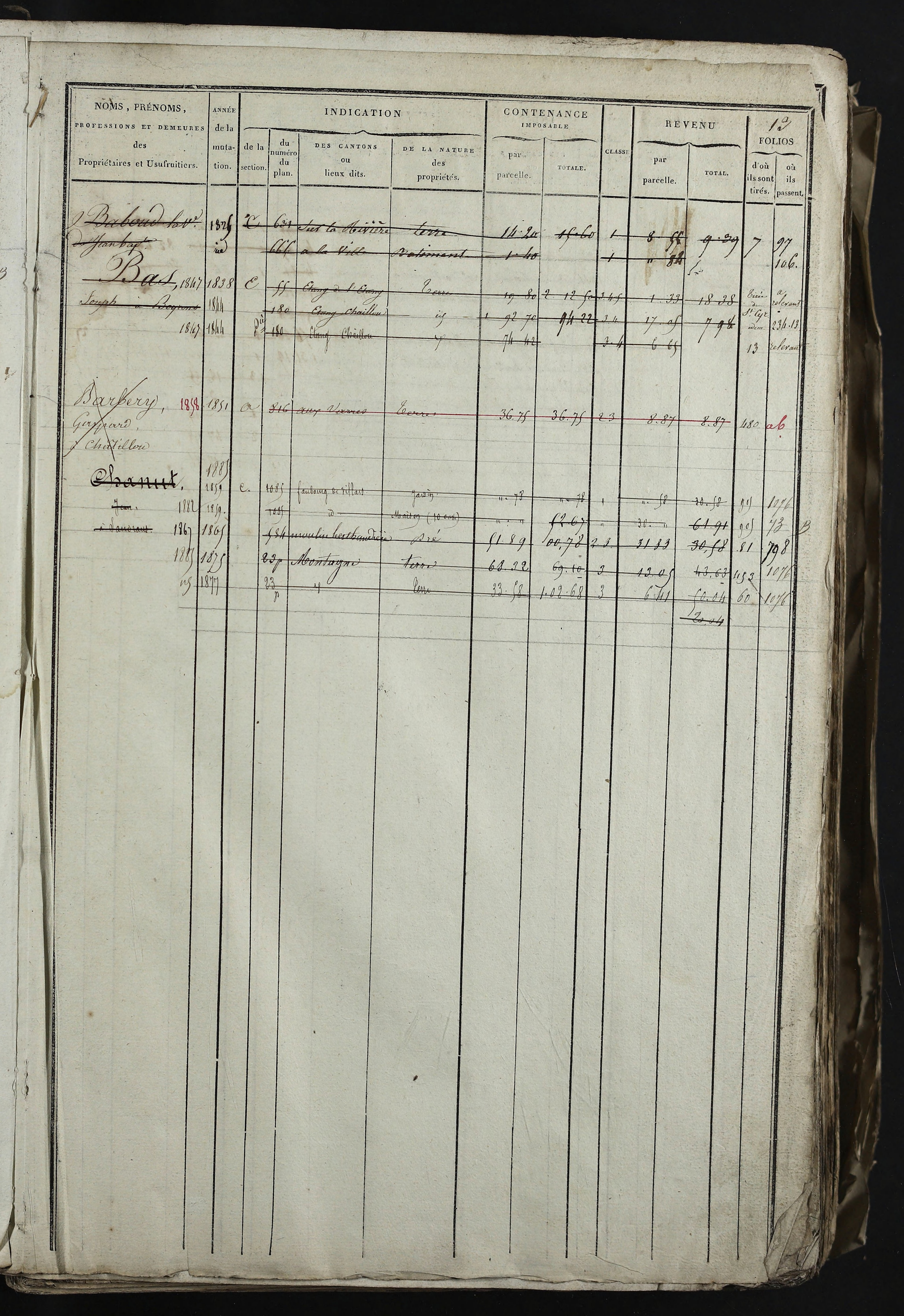 Relevant - 3 P 741 - 3 P 741 -  Folios 1 à 980  (1832-1846)