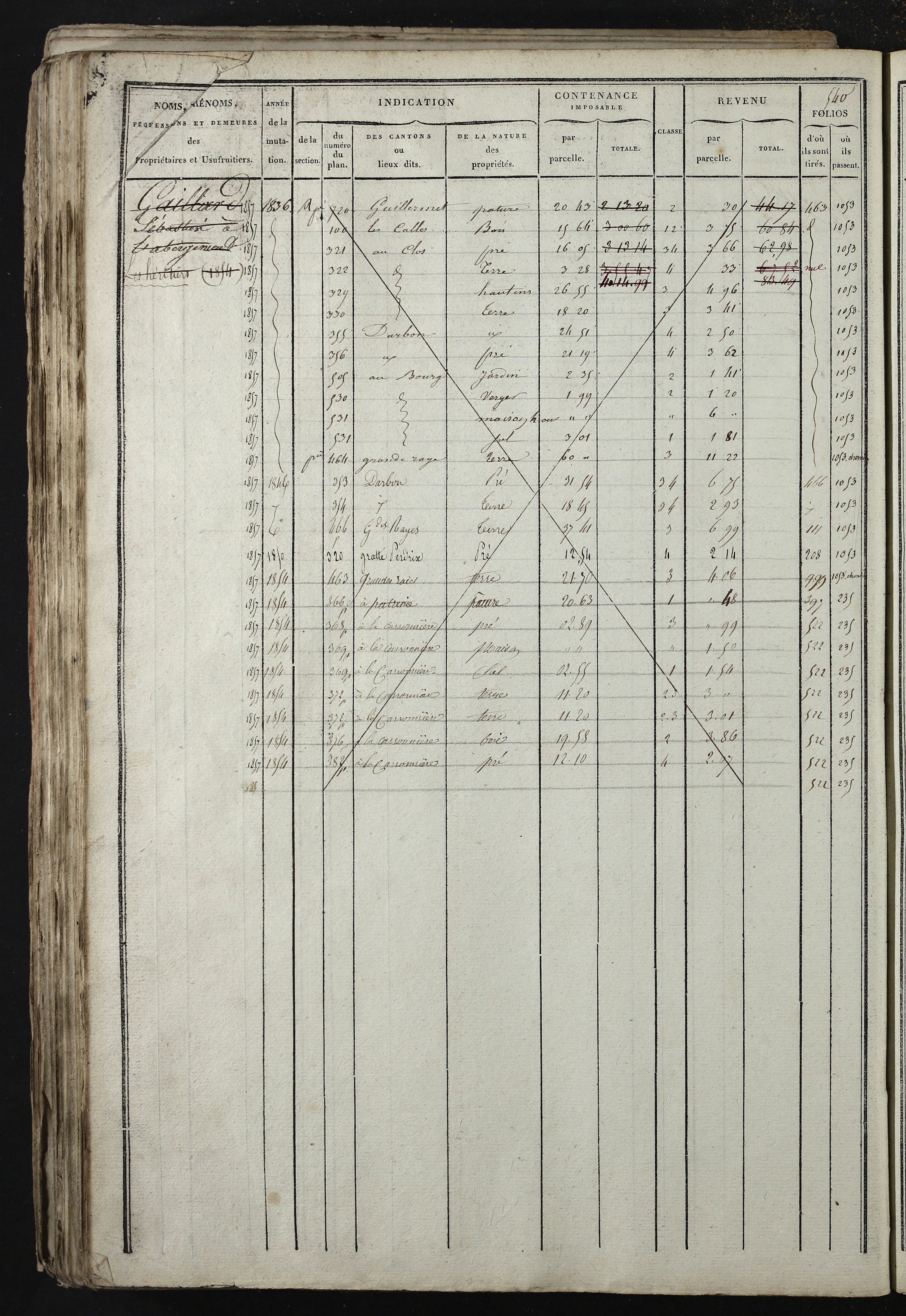 Relevant - 3 P 741 - 3 P 741 -  Folios 1 à 980  (1832-1846)