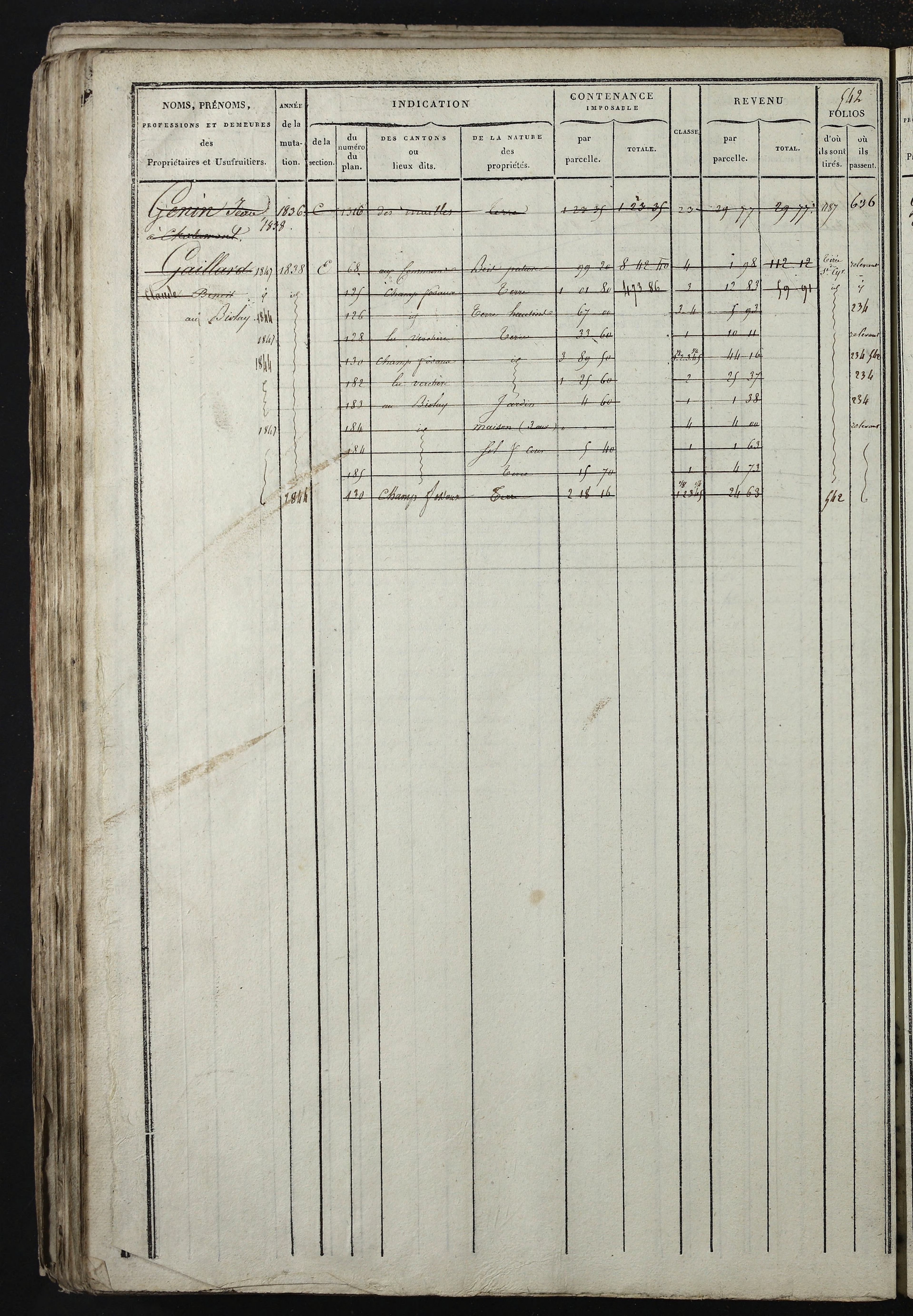 Relevant - 3 P 741 - 3 P 741 -  Folios 1 à 980  (1832-1846)
