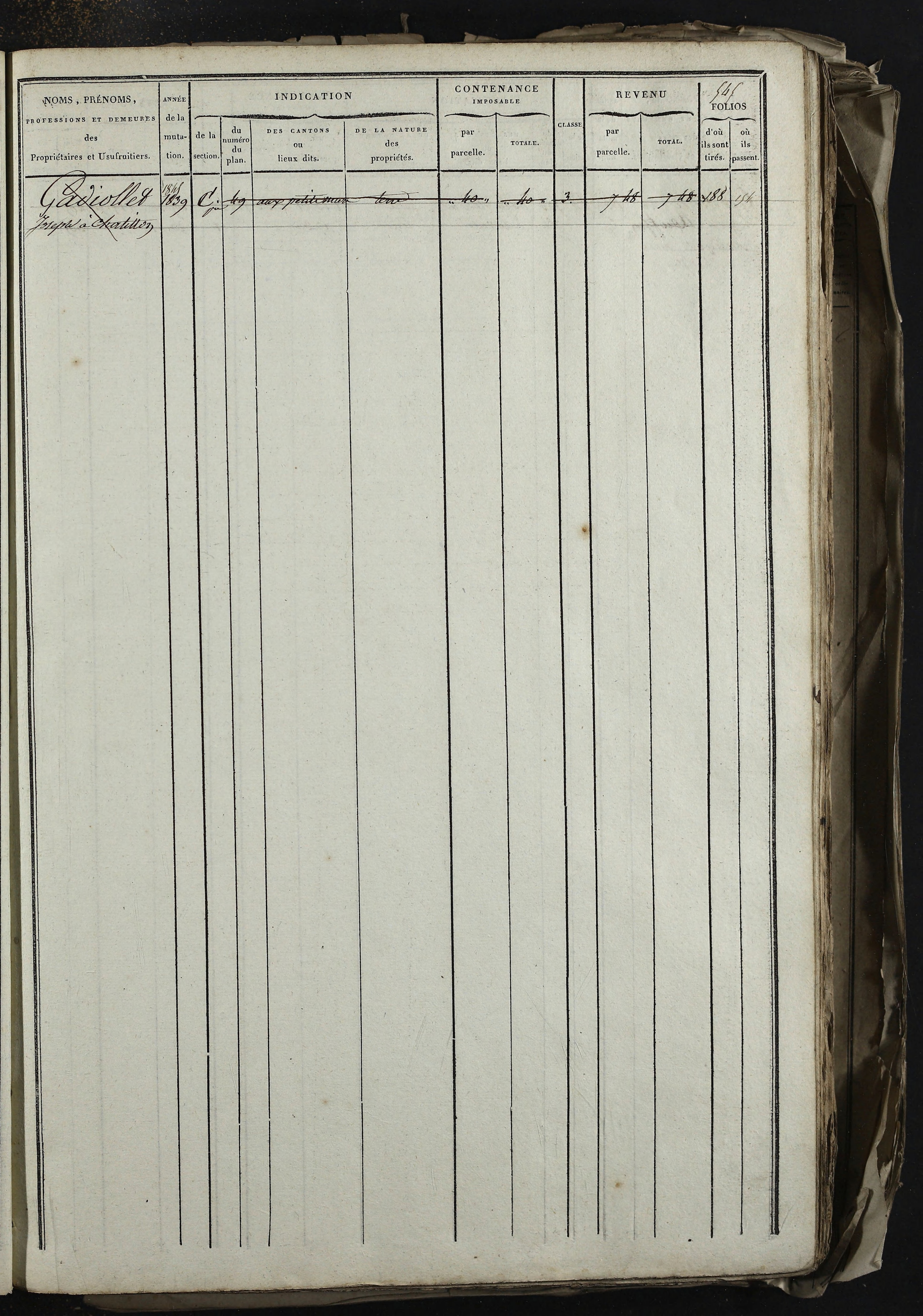 Relevant - 3 P 741 - 3 P 741 -  Folios 1 à 980  (1832-1846)