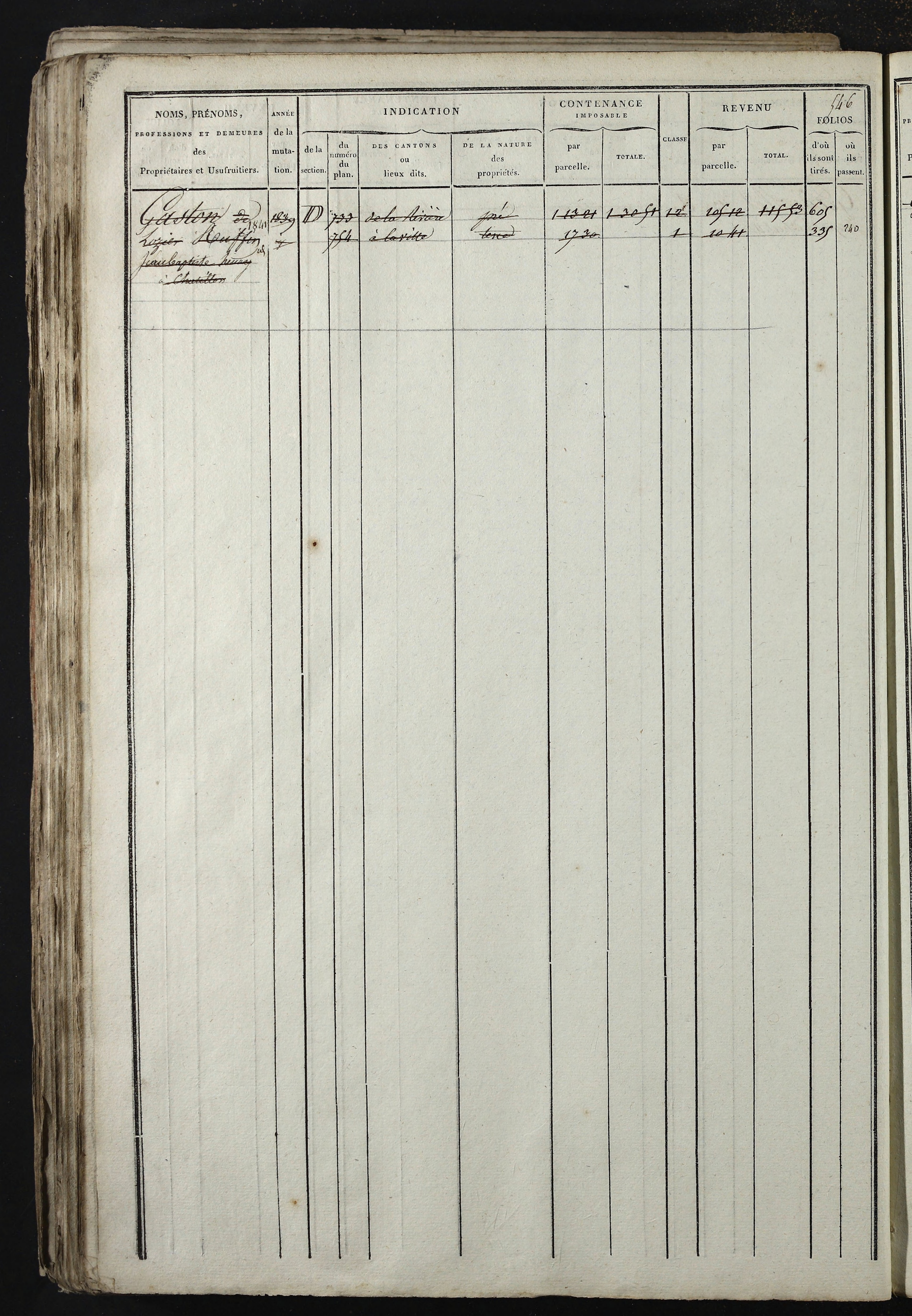 Relevant - 3 P 741 - 3 P 741 -  Folios 1 à 980  (1832-1846)
