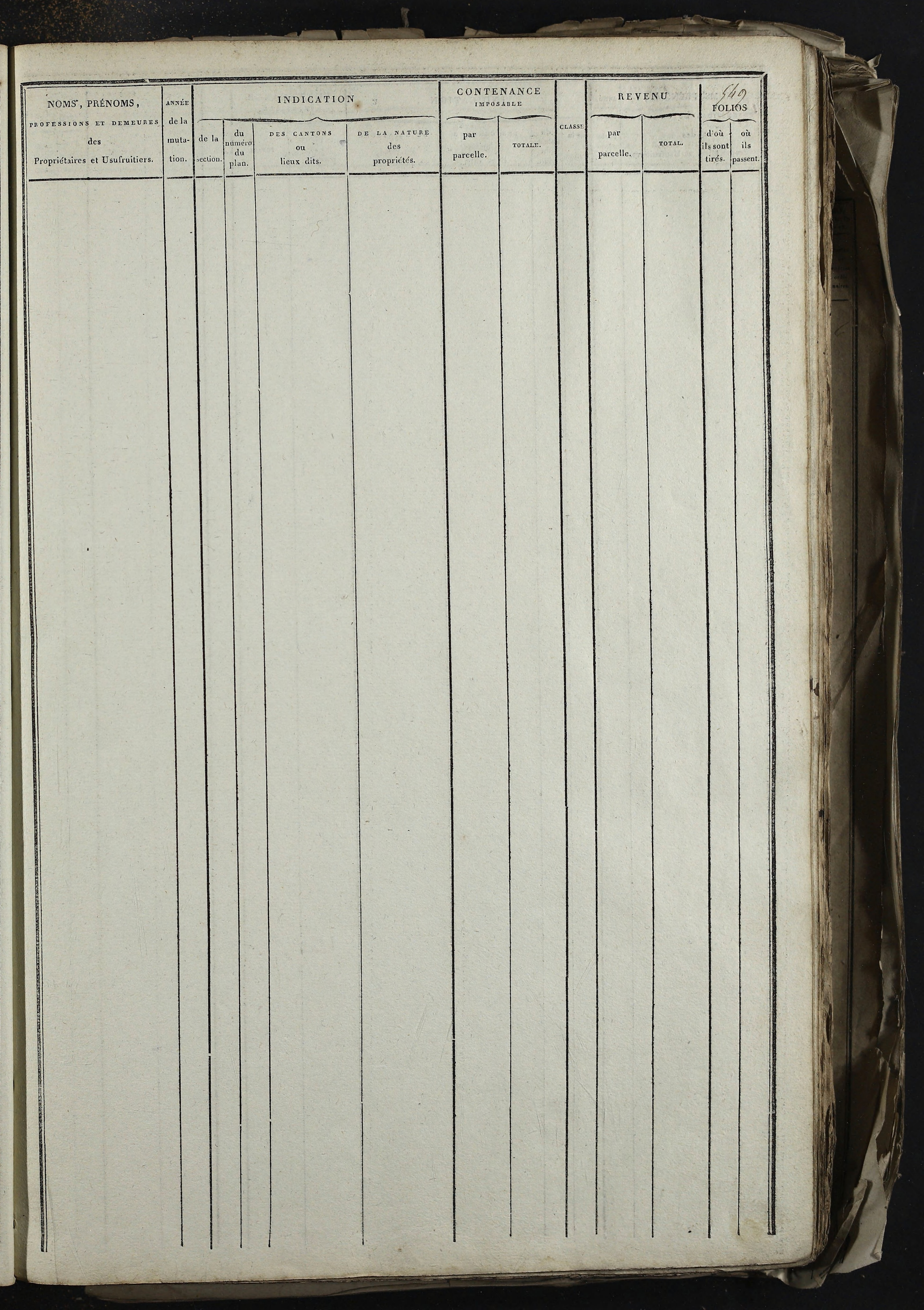 Relevant - 3 P 741 - 3 P 741 -  Folios 1 à 980  (1832-1846)