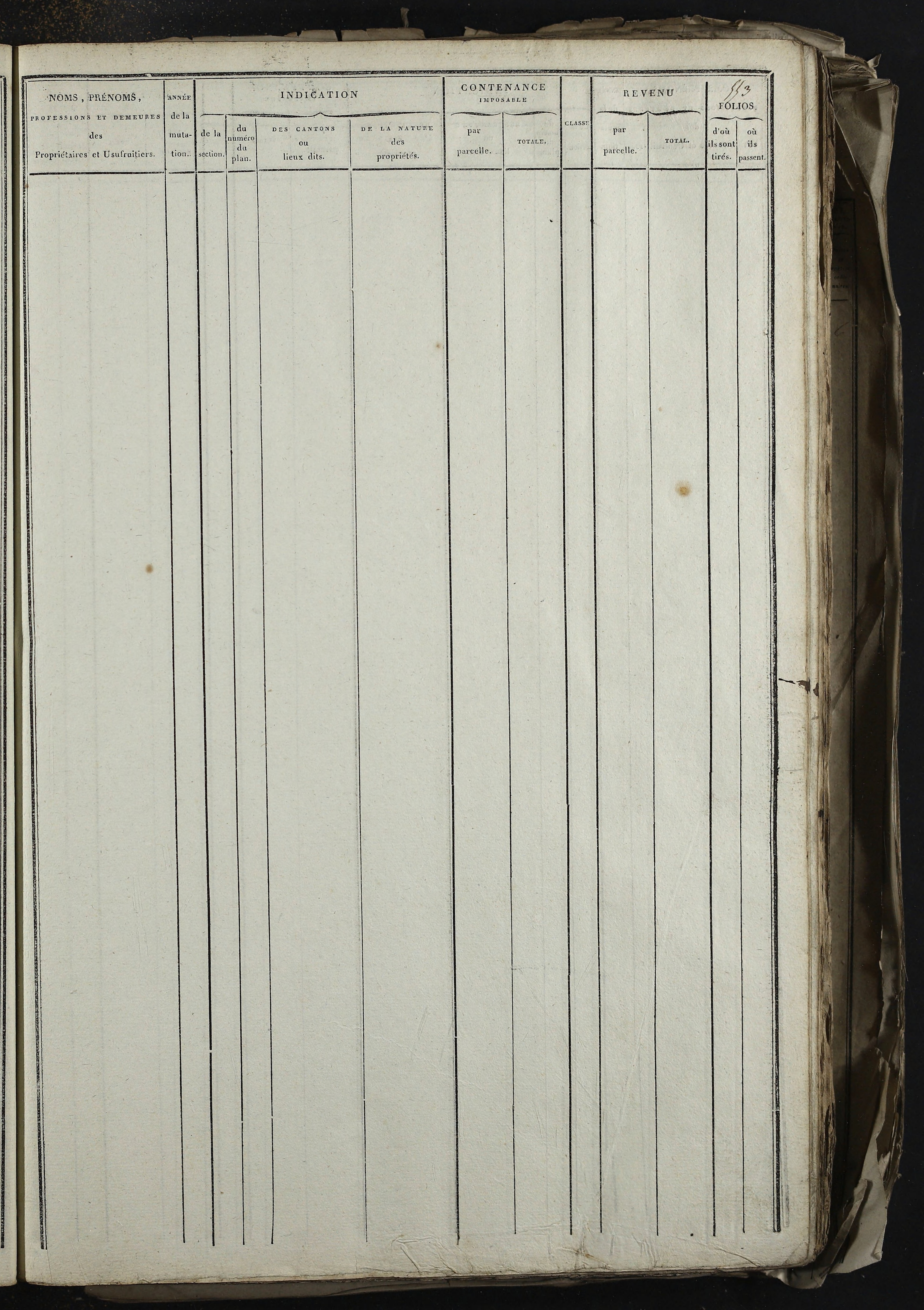 Relevant - 3 P 741 - 3 P 741 -  Folios 1 à 980  (1832-1846)