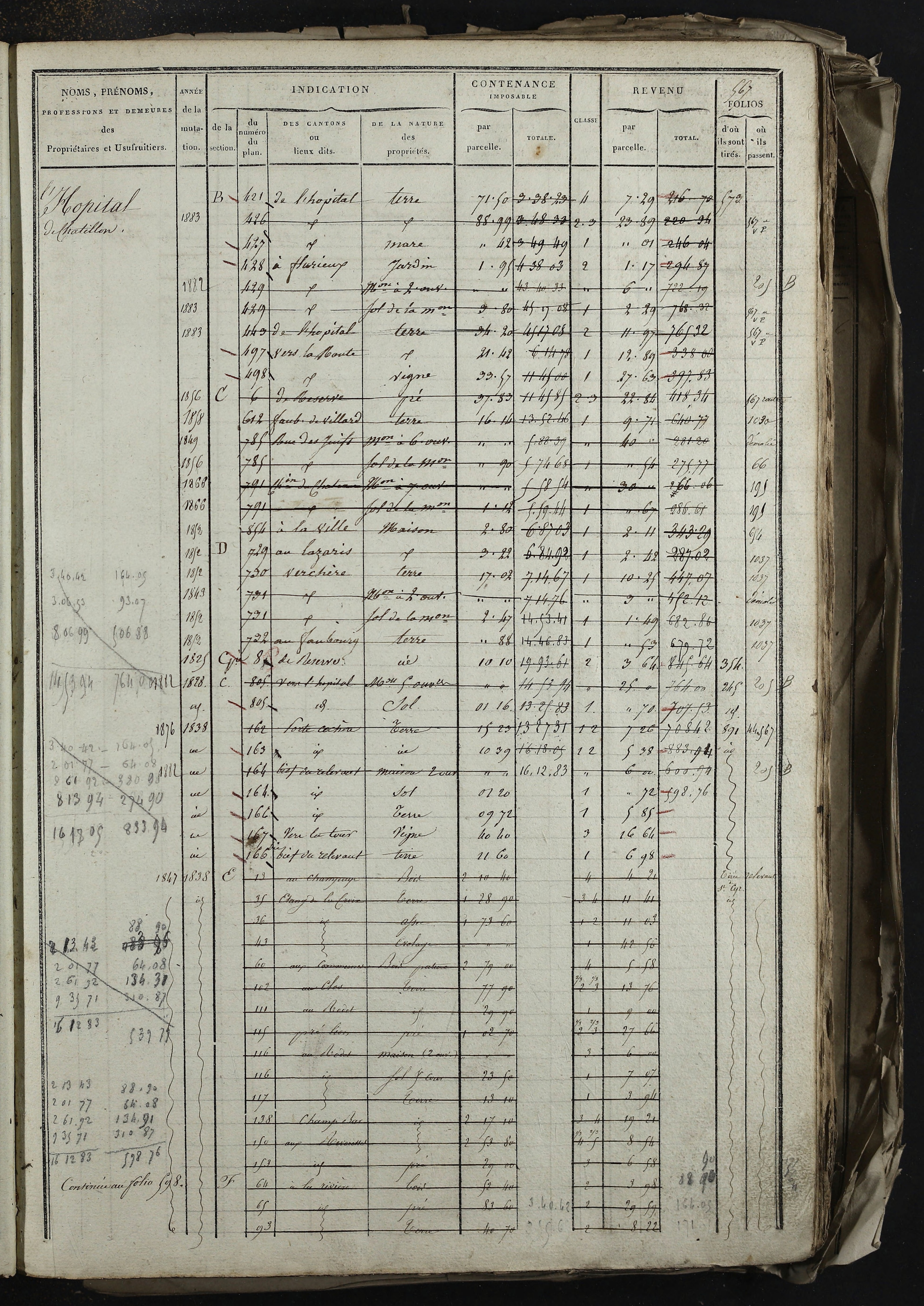 Relevant - 3 P 741 - 3 P 741 -  Folios 1 à 980  (1832-1846)
