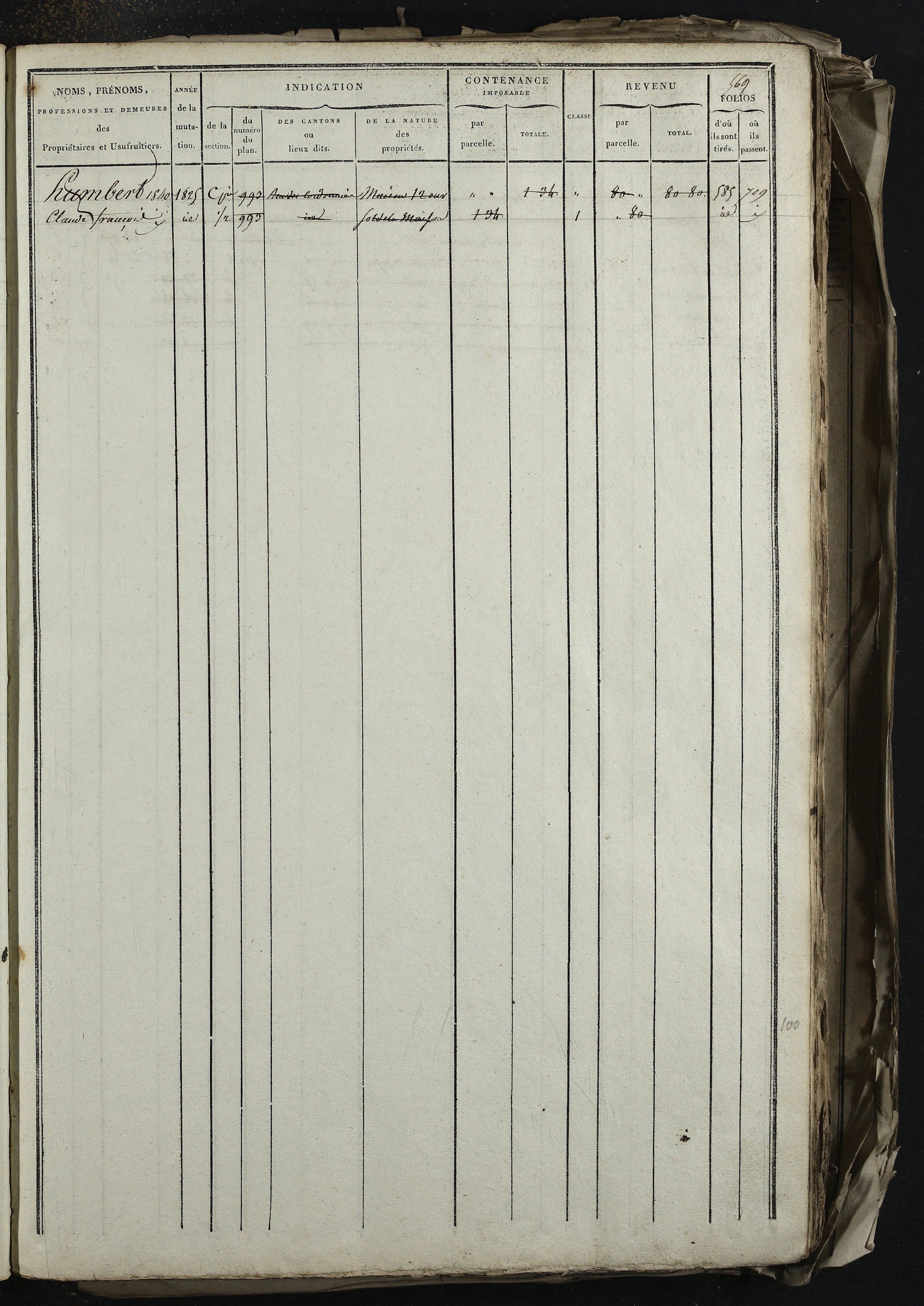 Relevant - 3 P 741 - 3 P 741 -  Folios 1 à 980  (1832-1846)