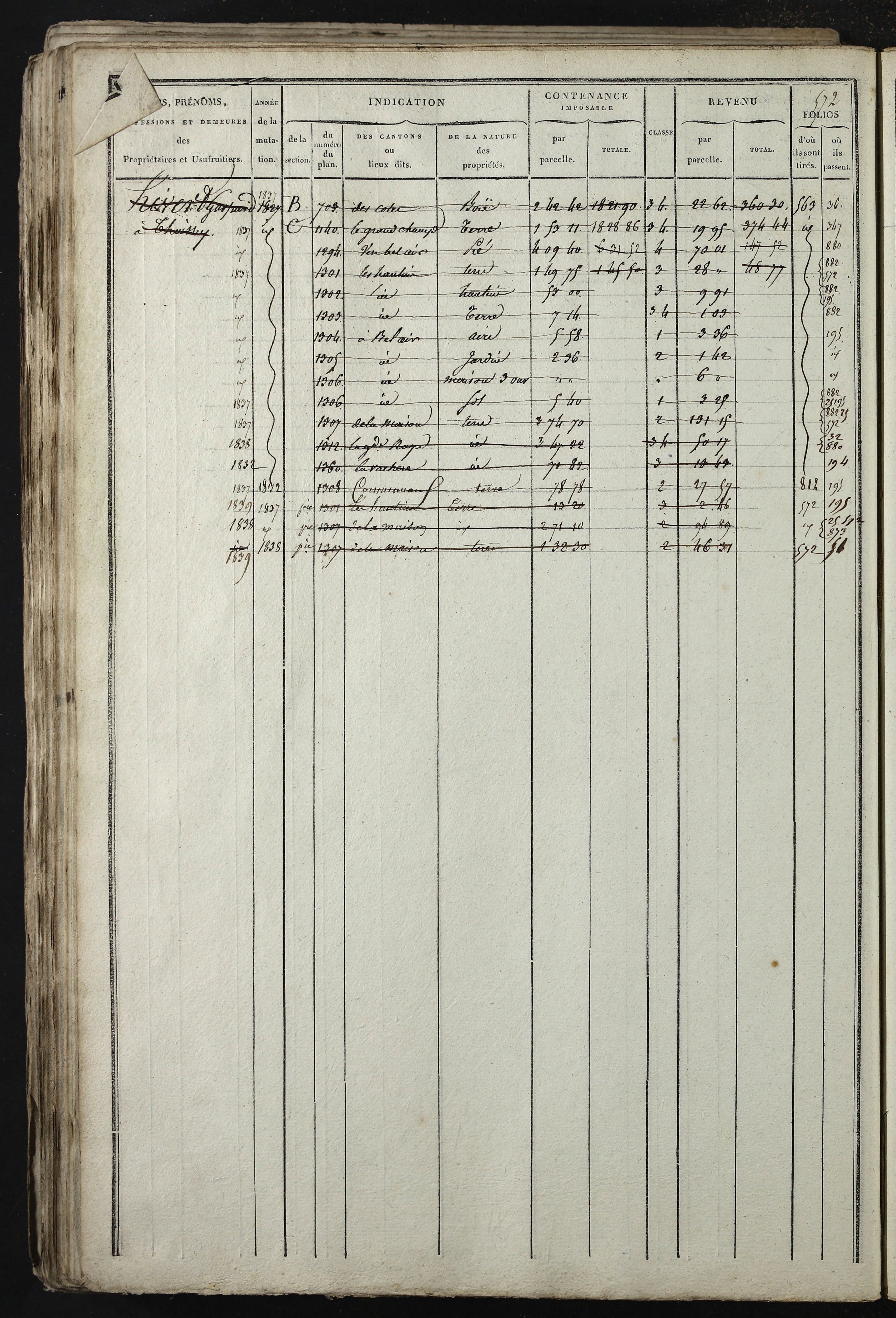 Relevant - 3 P 741 - 3 P 741 -  Folios 1 à 980  (1832-1846)
