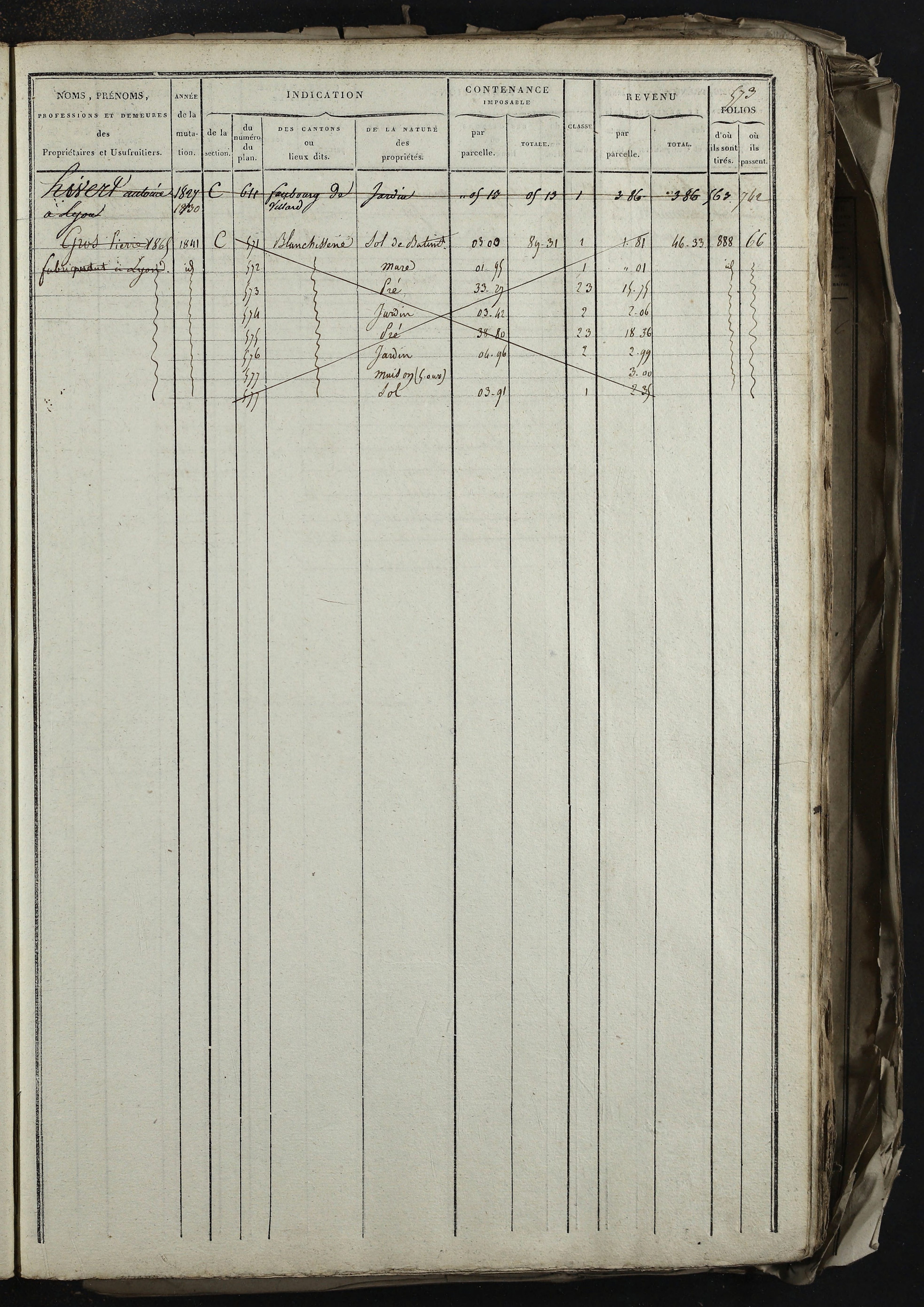 Relevant - 3 P 741 - 3 P 741 -  Folios 1 à 980  (1832-1846)