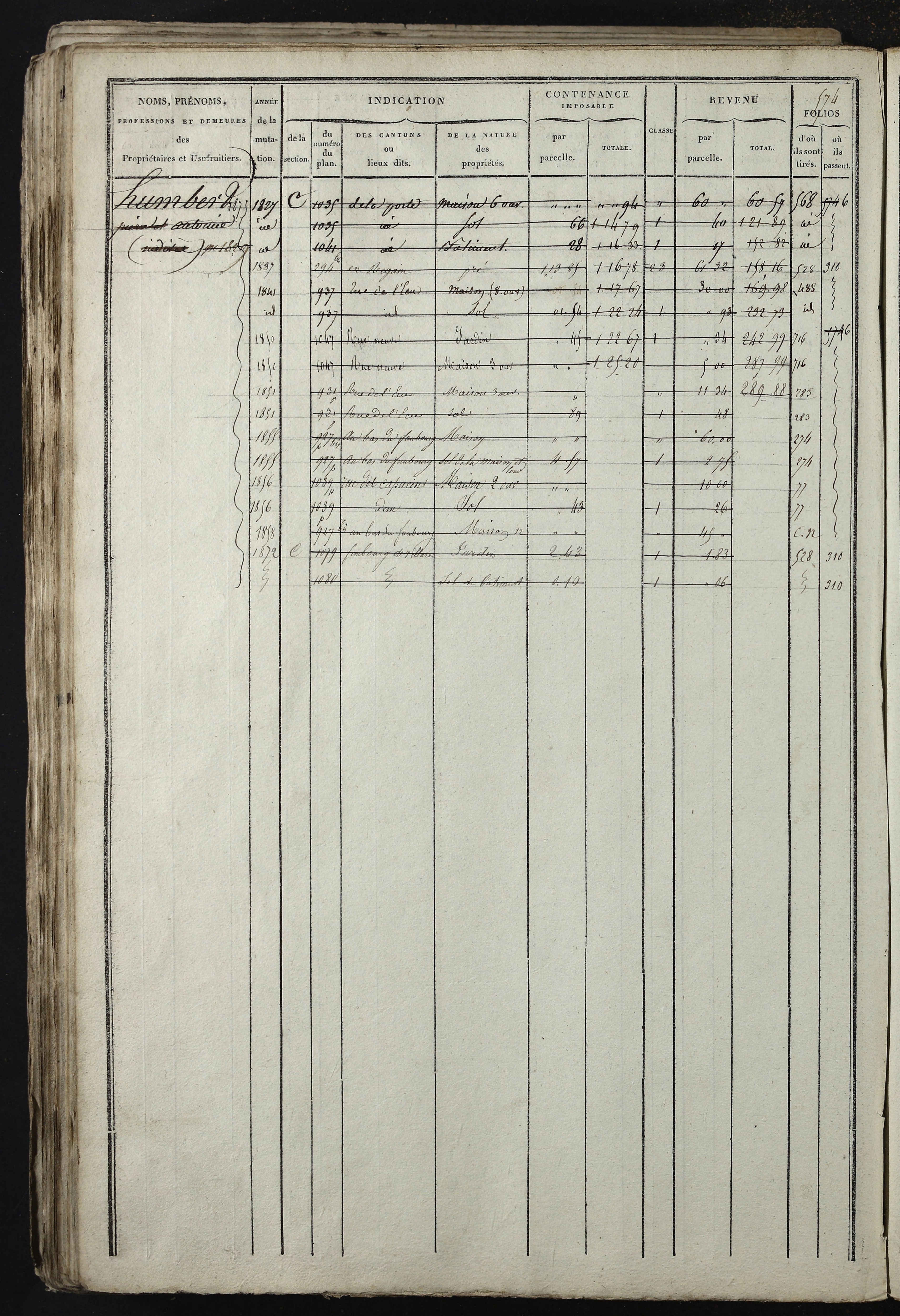 Relevant - 3 P 741 - 3 P 741 -  Folios 1 à 980  (1832-1846)